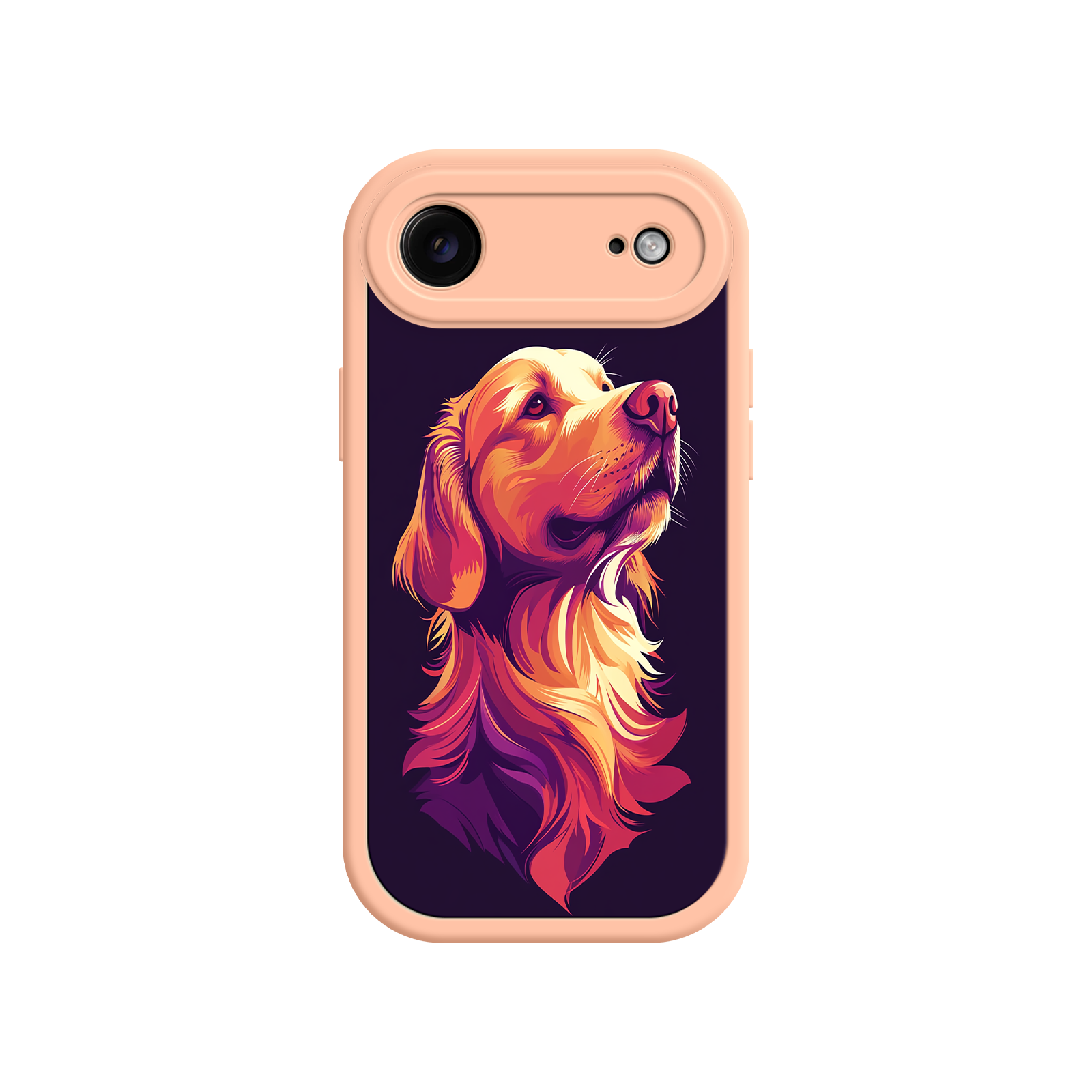 Golden Retriever Pop Art Phone Case – Vibrant Dog Lover Design for iPhone