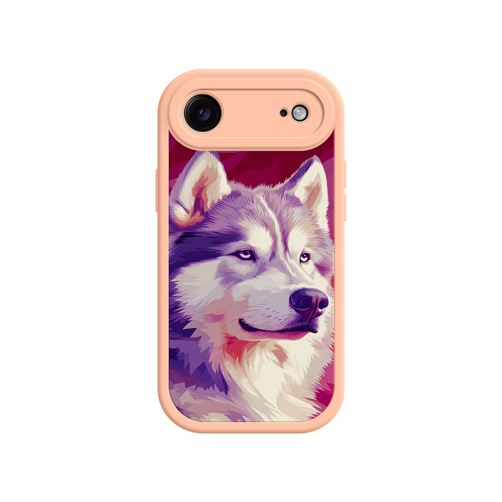 Husky Dog Pop Art Phone Case – Stylish Pet Lover Design for iPhone & Android