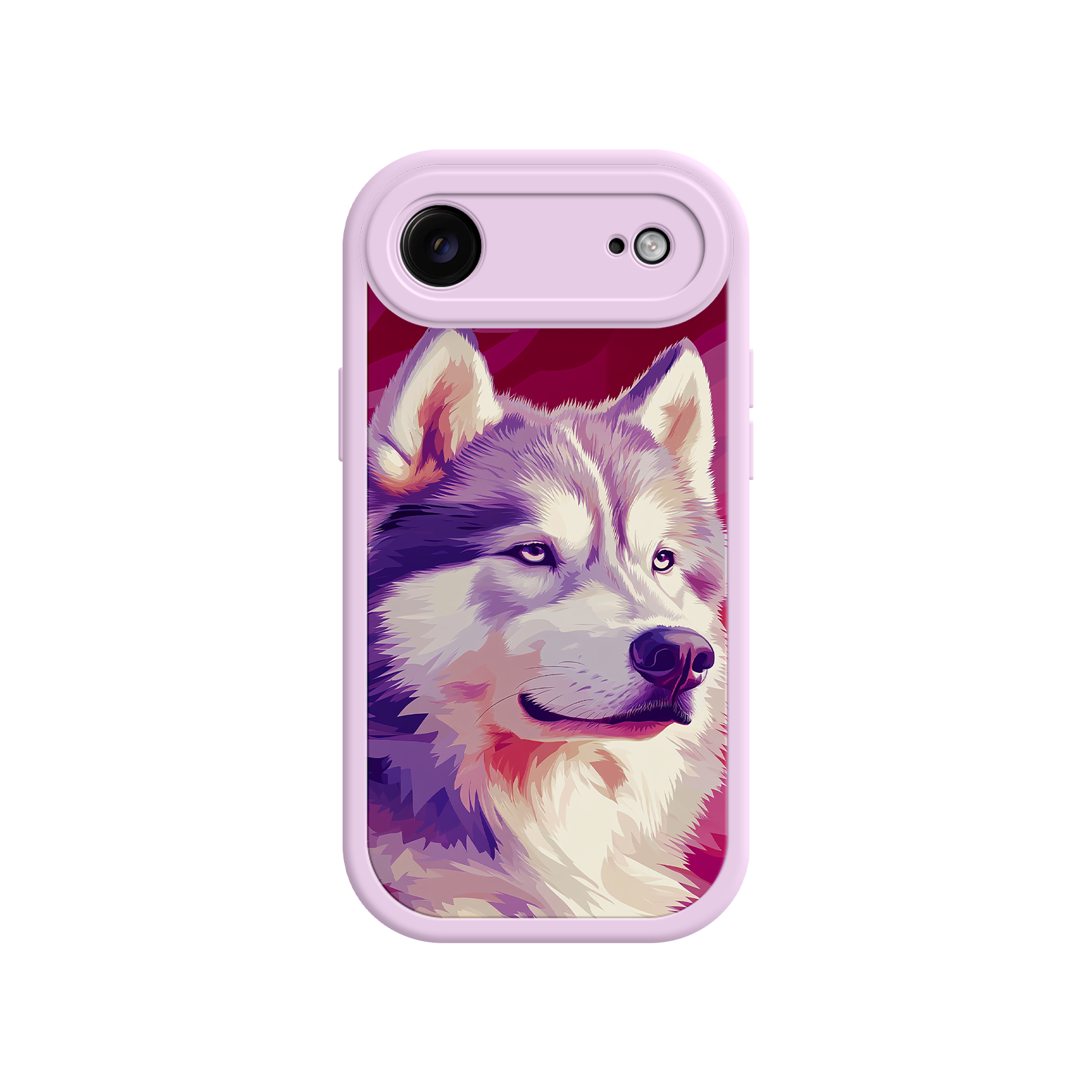 Husky Dog Pop Art Phone Case – Stylish Pet Lover Design for iPhone & Android