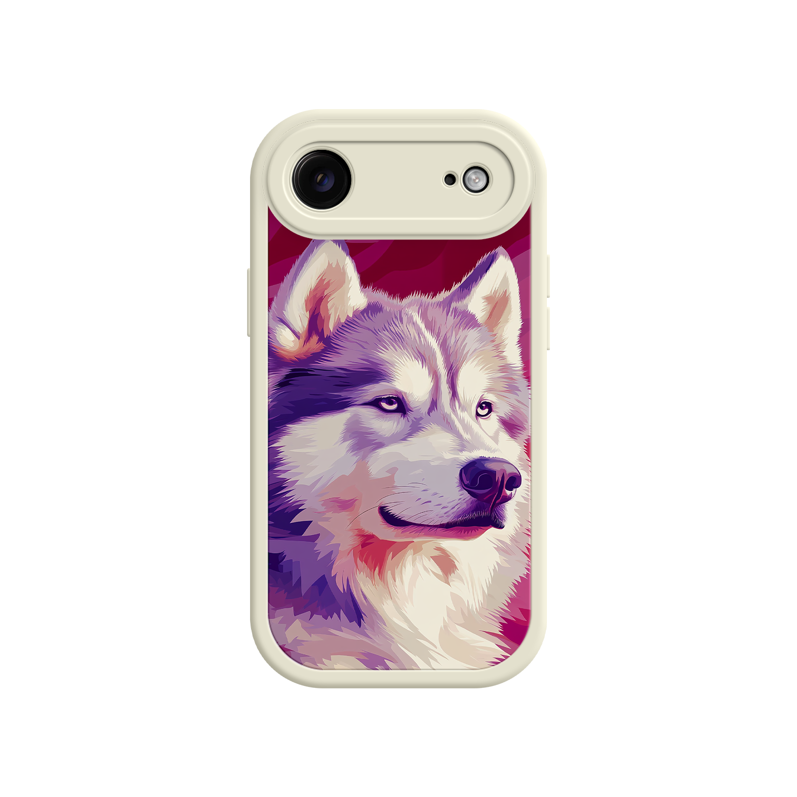 Husky Dog Pop Art Phone Case – Stylish Pet Lover Design for iPhone & Android