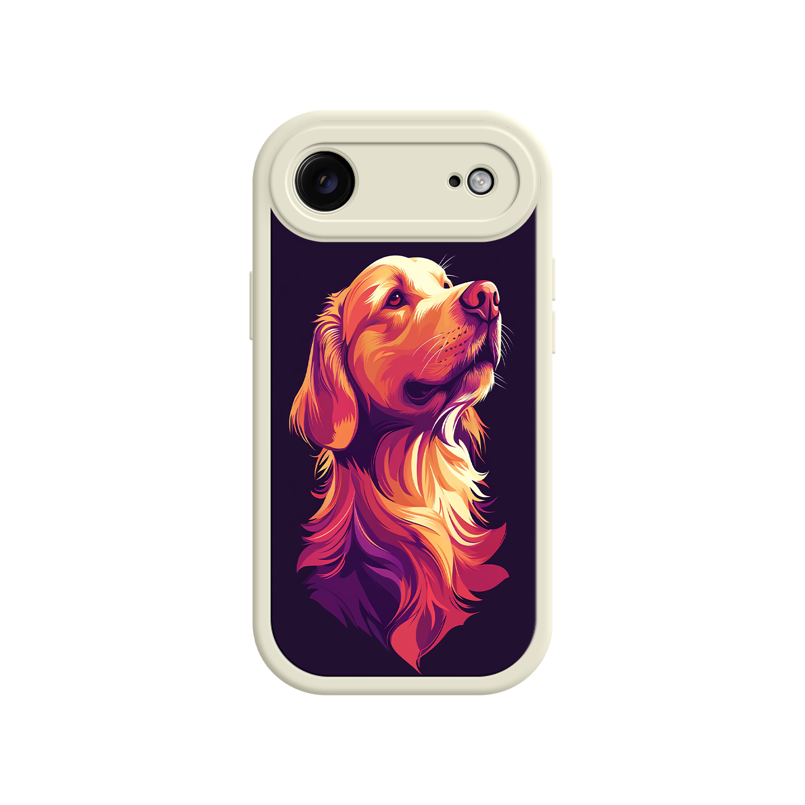 Golden Retriever Pop Art Phone Case – Vibrant Dog Lover Design for iPhone