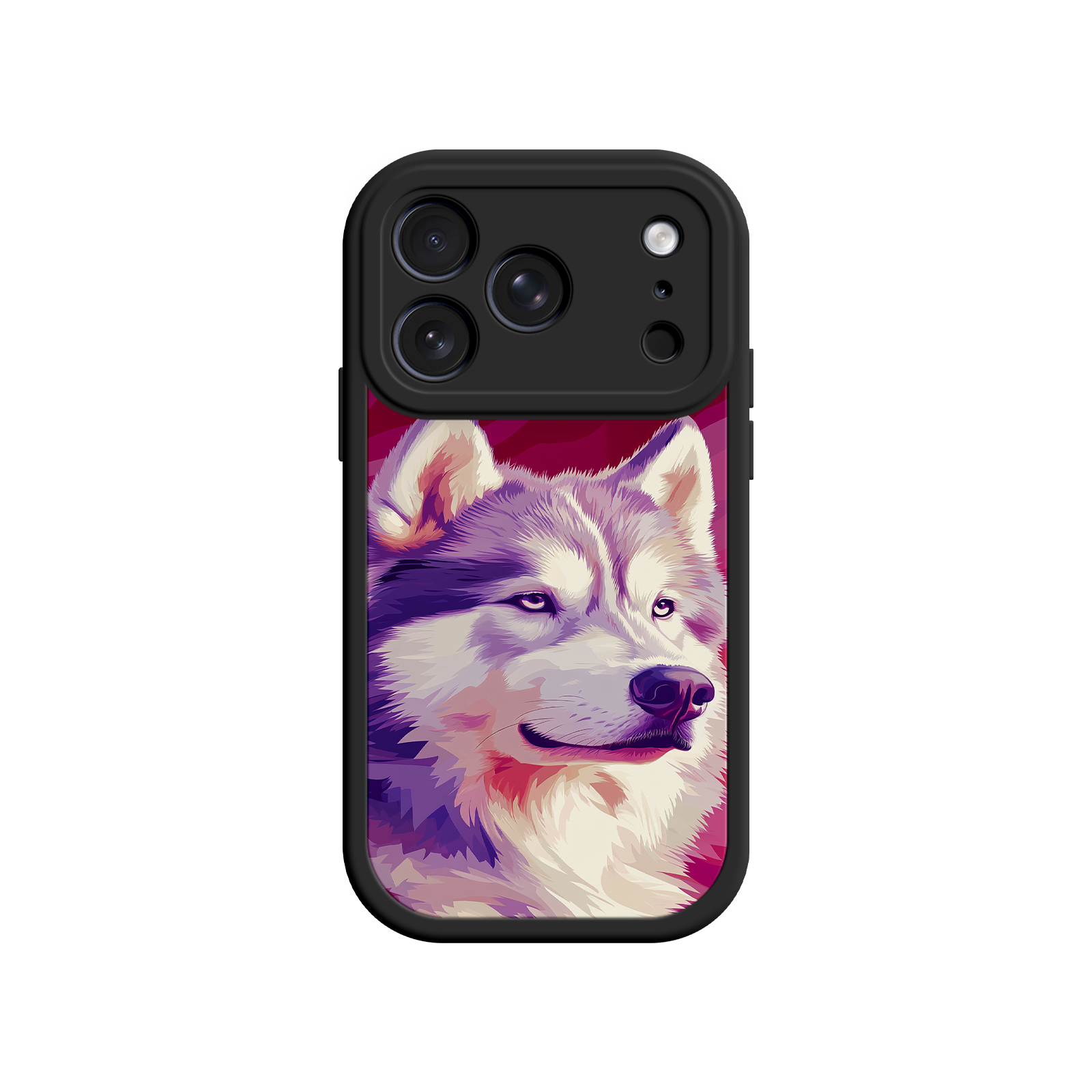 Husky Dog Pop Art Phone Case – Stylish Pet Lover Design for iPhone & Android