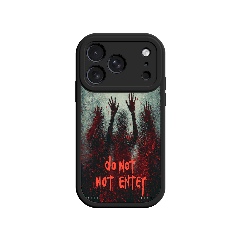 Horror gift phone case with dramatic design