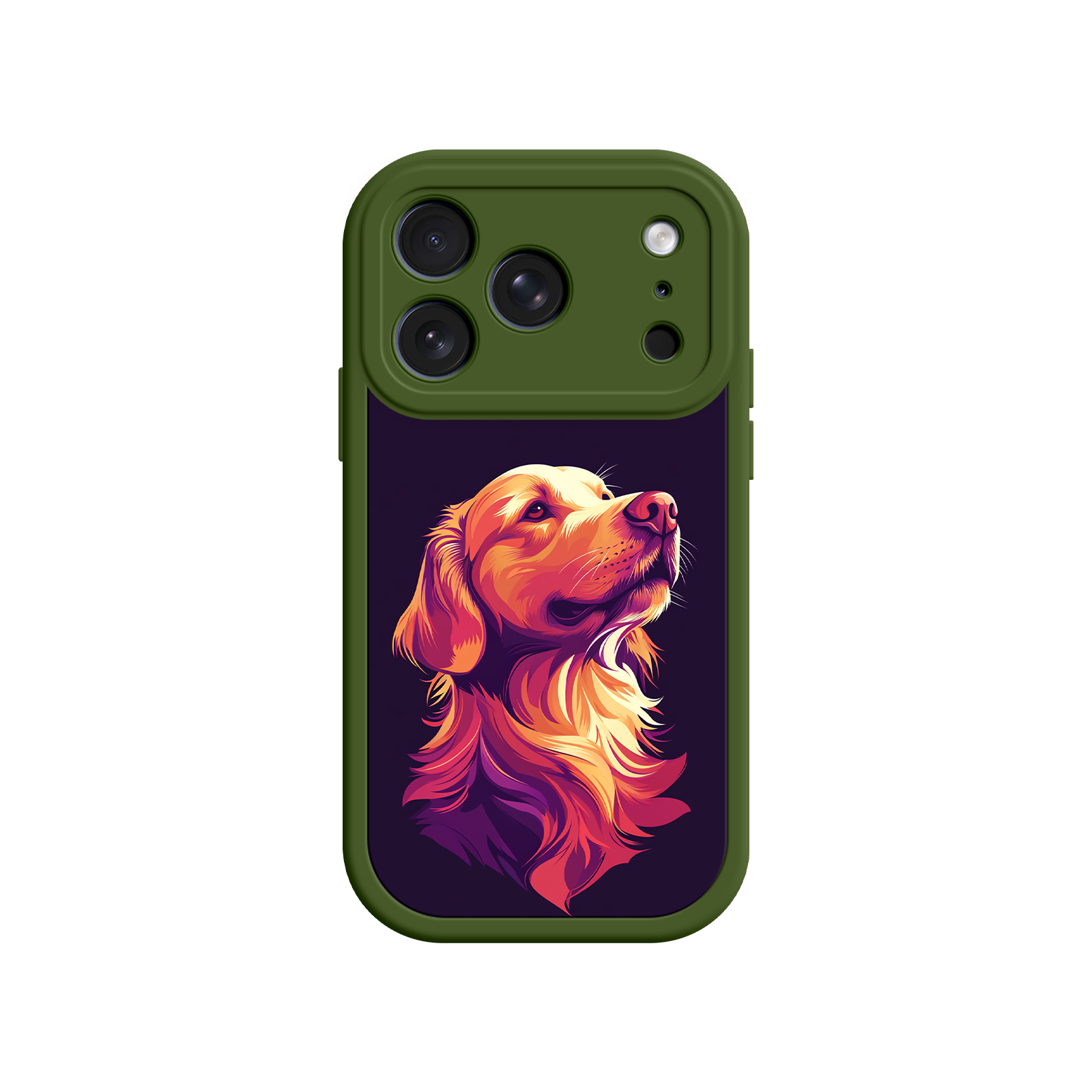 Golden Retriever Pop Art Phone Case – Vibrant Dog Lover Design for iPhone