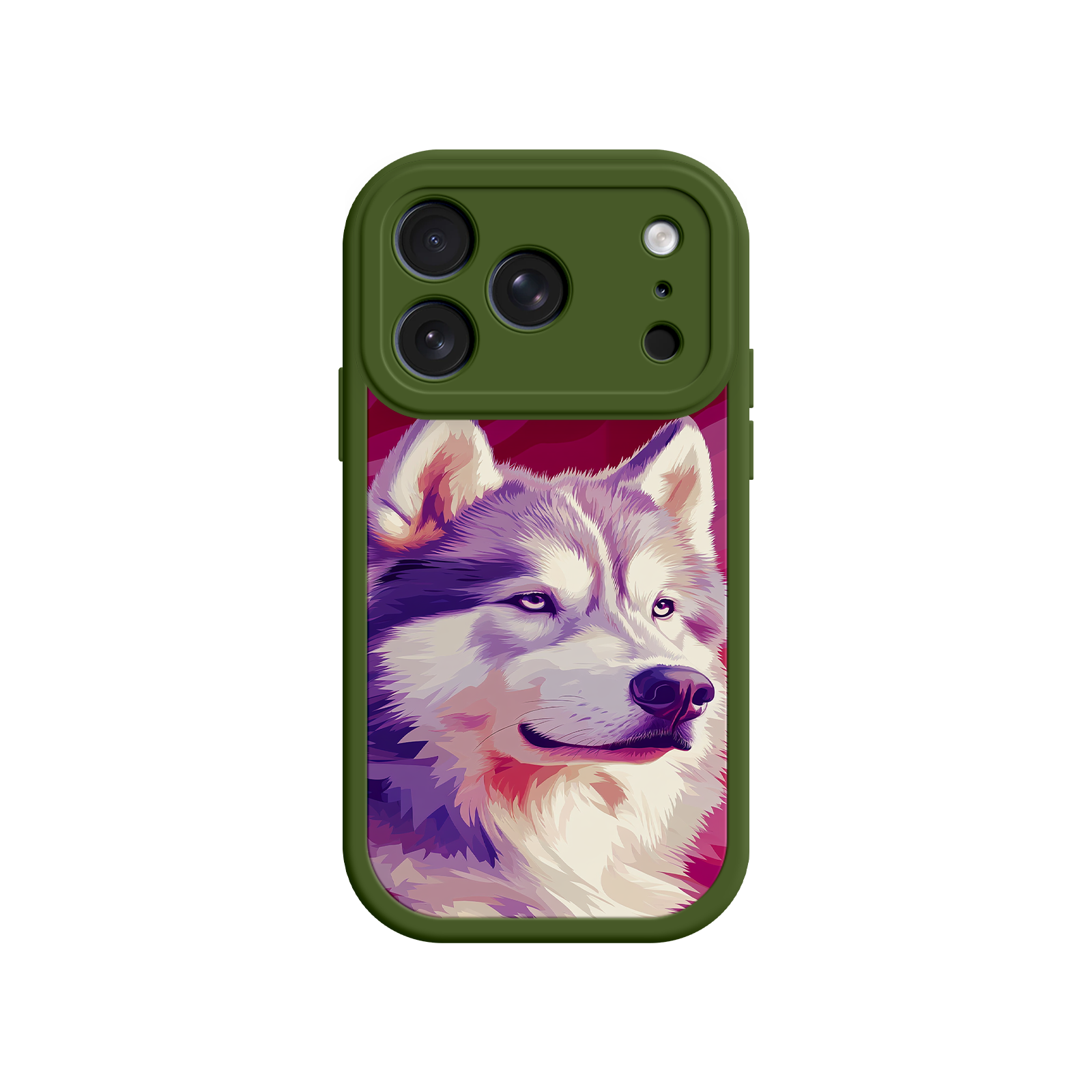 Husky Dog Pop Art Phone Case – Stylish Pet Lover Design for iPhone & Android