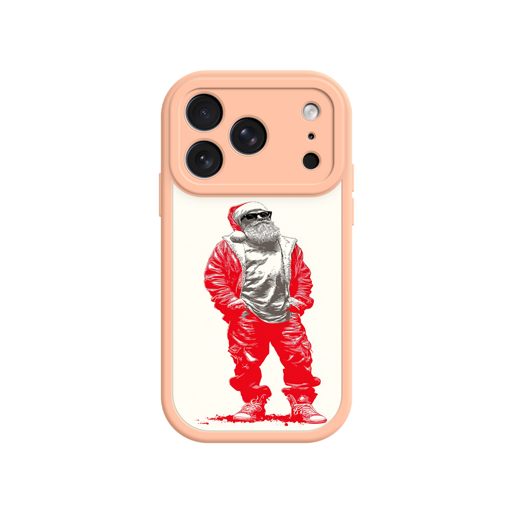 Red Santa phone case for Christmas shoppers