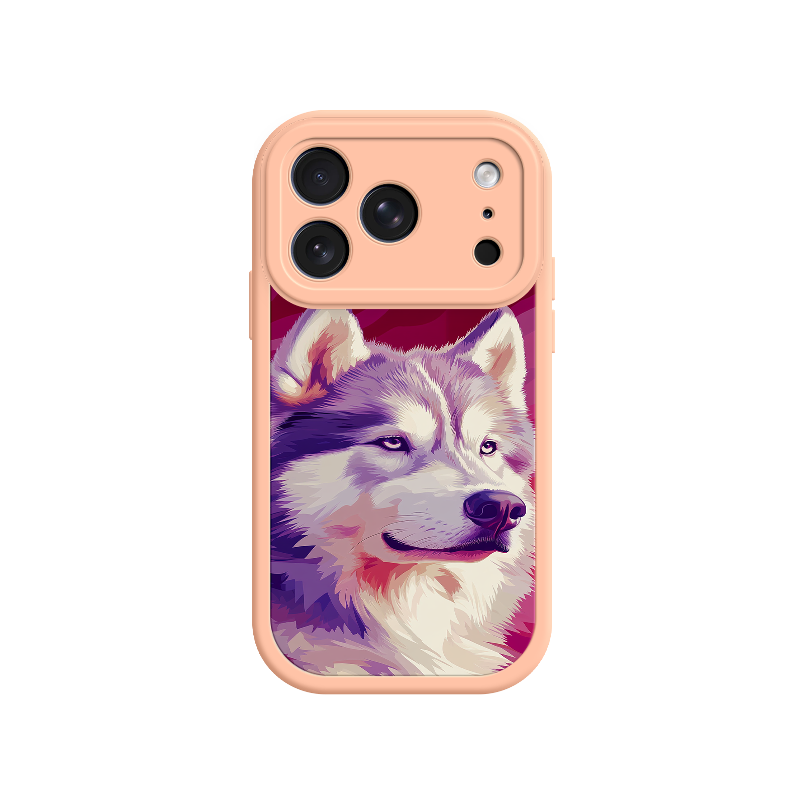 Husky Dog Pop Art Phone Case – Stylish Pet Lover Design for iPhone & Android