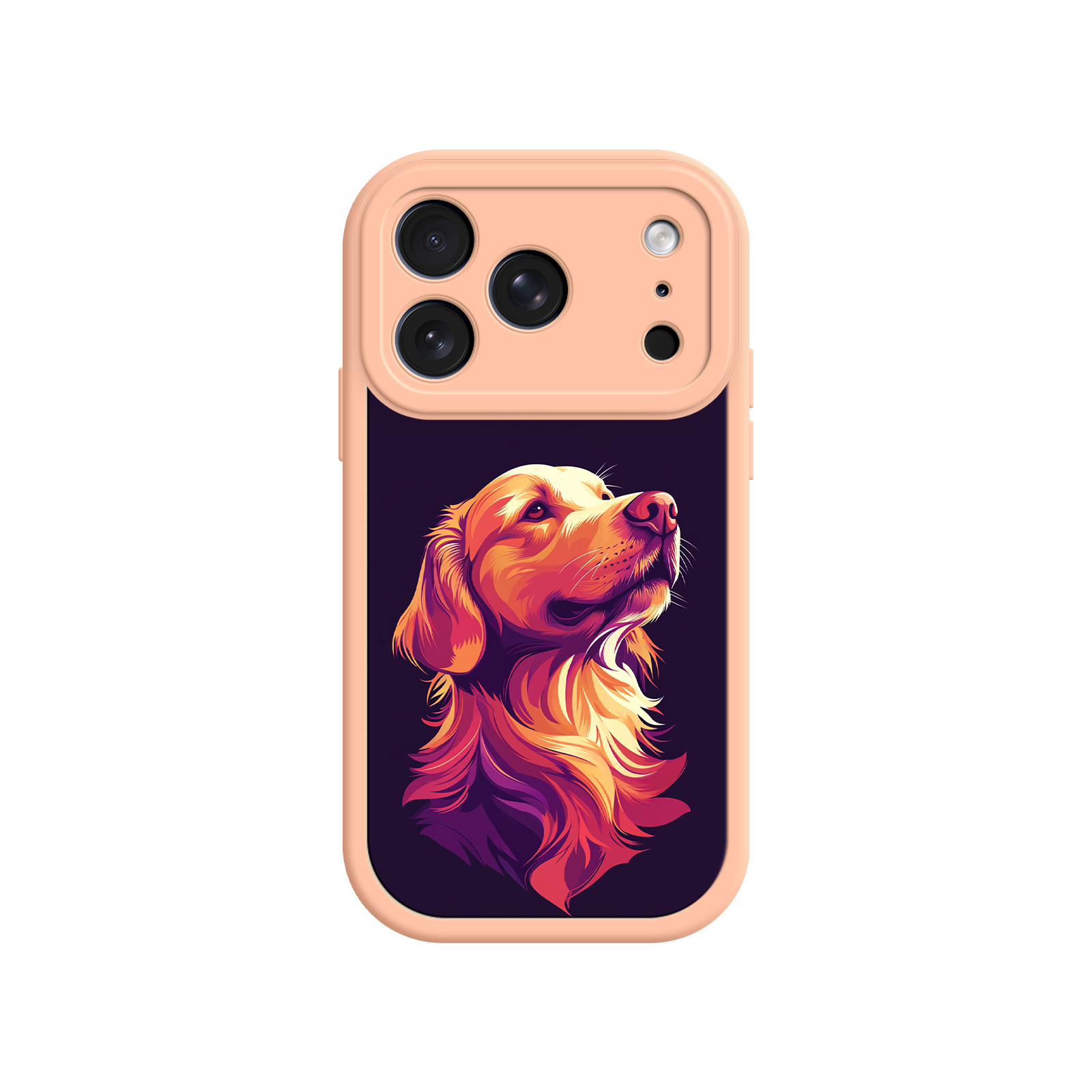 Golden Retriever Pop Art Phone Case – Vibrant Dog Lover Design for iPhone
