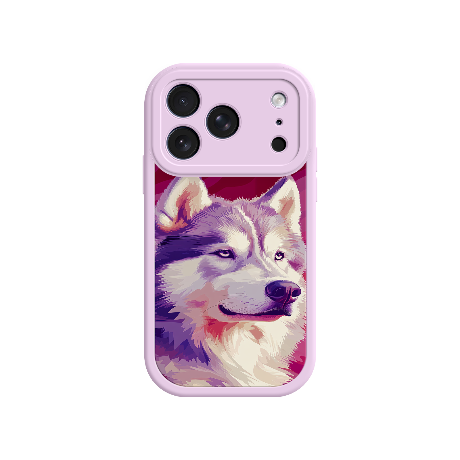 Husky Dog Pop Art Phone Case – Stylish Pet Lover Design for iPhone & Android