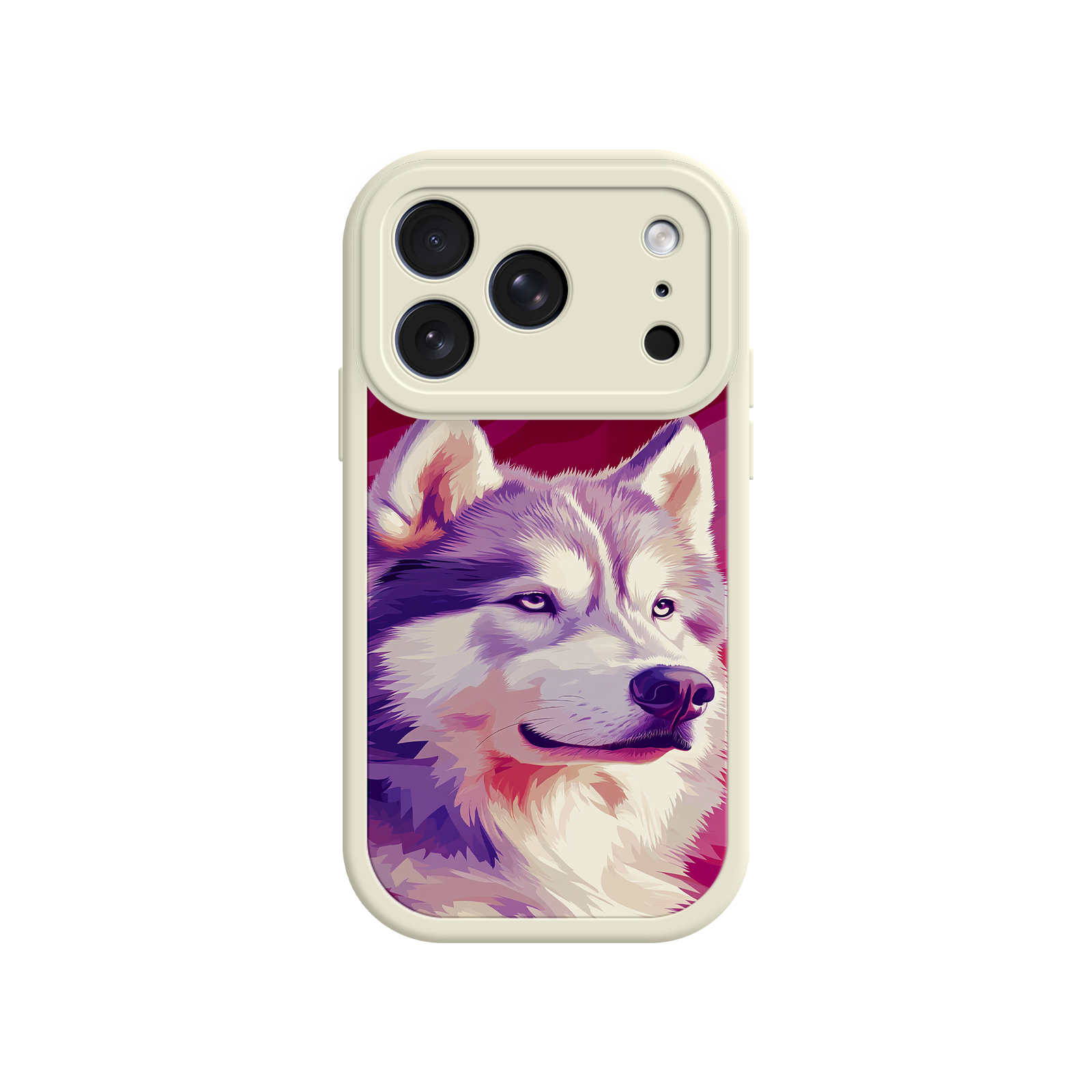 Husky Dog Pop Art Phone Case – Stylish Pet Lover Design for iPhone & Android