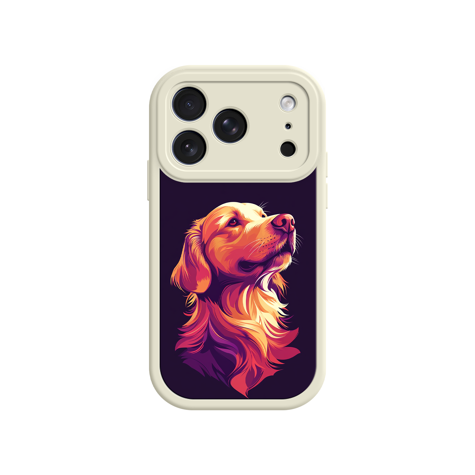 Golden Retriever Pop Art Phone Case – Vibrant Dog Lover Design for iPhone