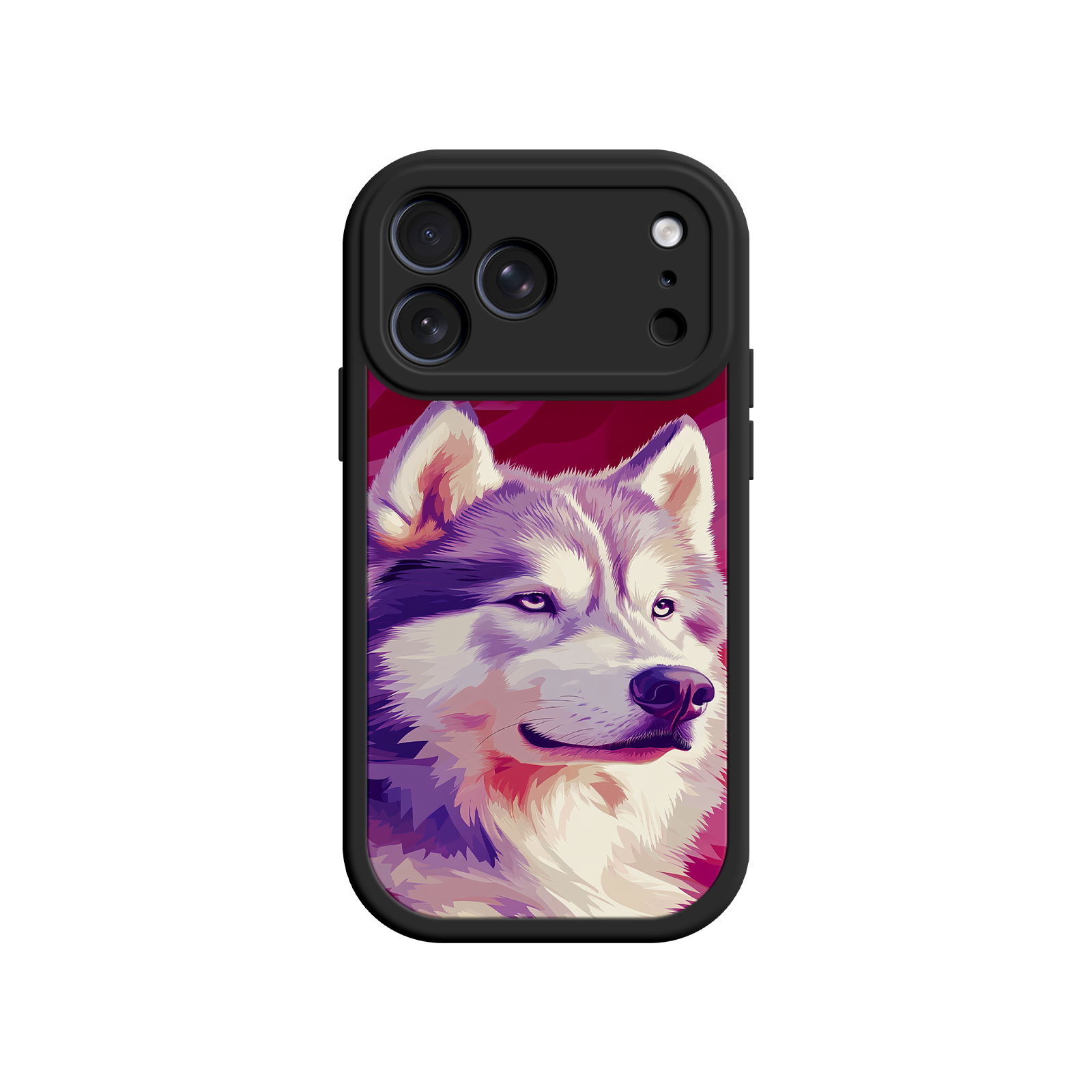 Husky Dog Pop Art Phone Case – Stylish Pet Lover Design for iPhone & Android