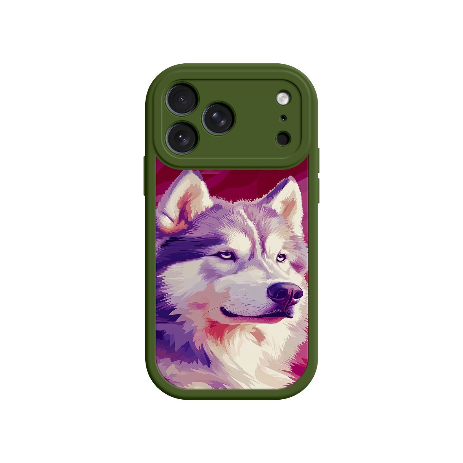 Husky Dog Pop Art Phone Case – Stylish Pet Lover Design for iPhone & Android