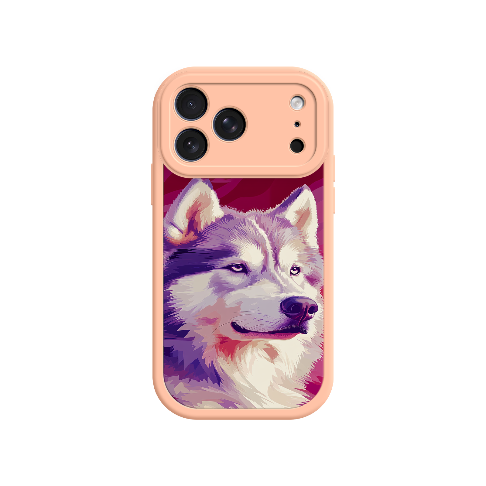 Husky Dog Pop Art Phone Case – Stylish Pet Lover Design for iPhone & Android