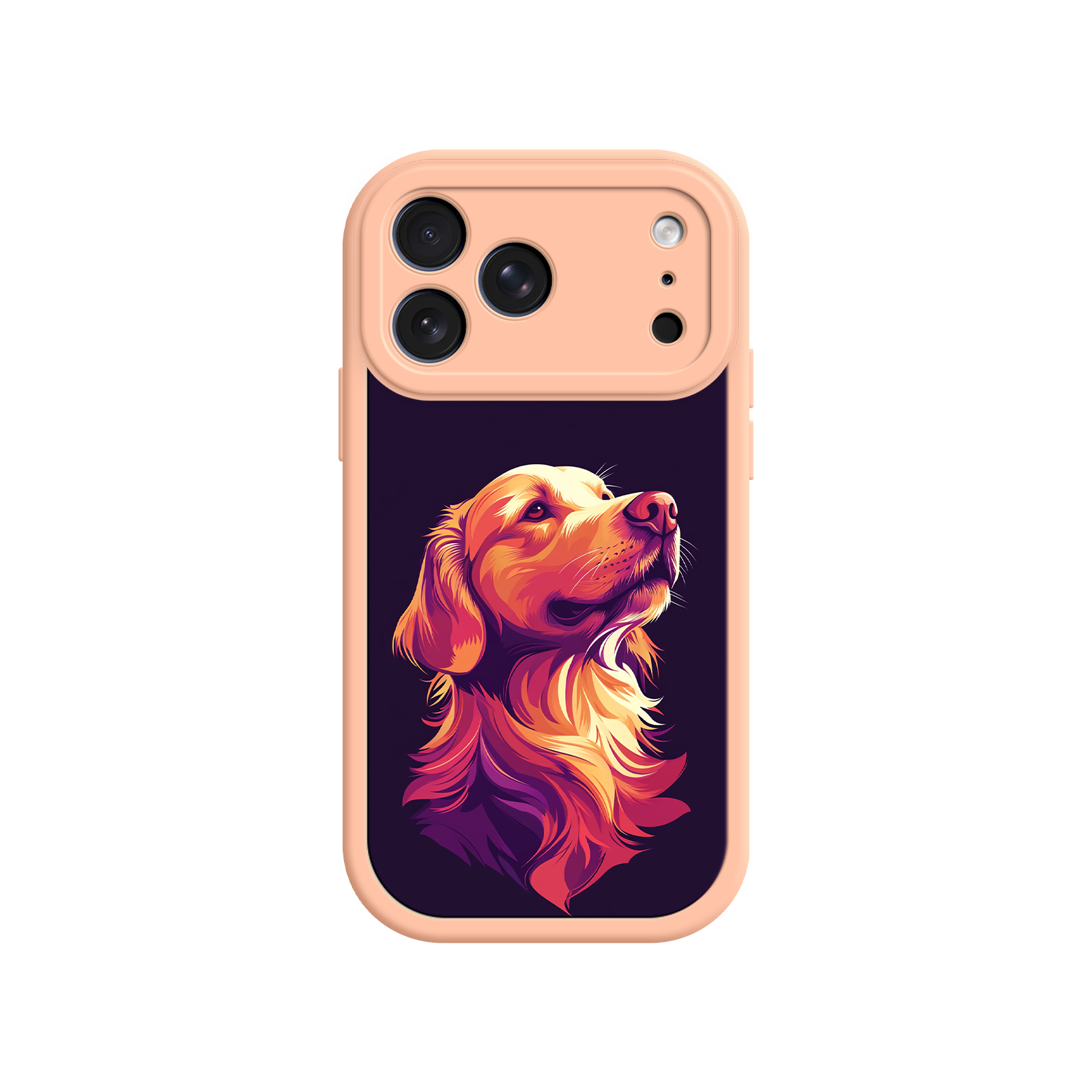 Golden Retriever Pop Art Phone Case – Vibrant Dog Lover Design for iPhone