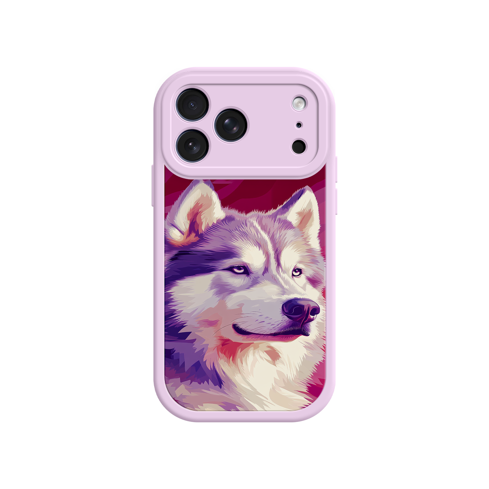 Husky Dog Pop Art Phone Case – Stylish Pet Lover Design for iPhone & Android