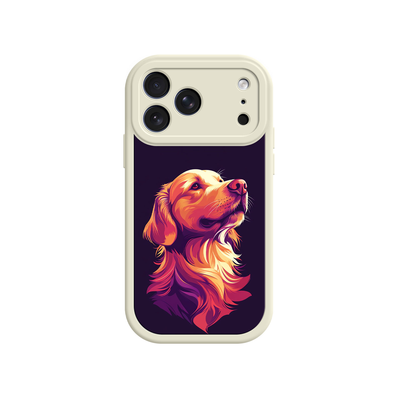 Golden Retriever Pop Art Phone Case – Vibrant Dog Lover Design for iPhone