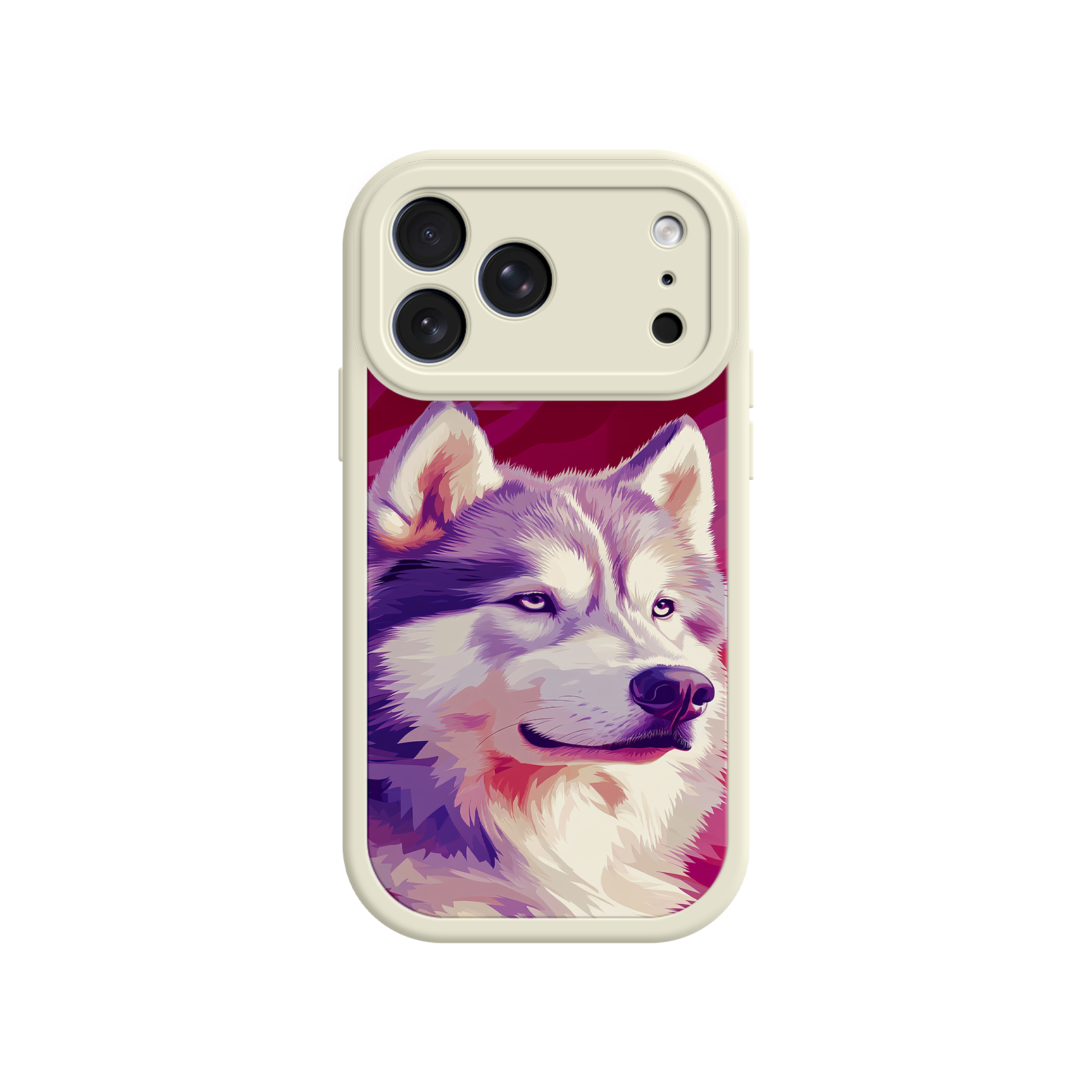 Husky Dog Pop Art Phone Case – Stylish Pet Lover Design for iPhone & Android