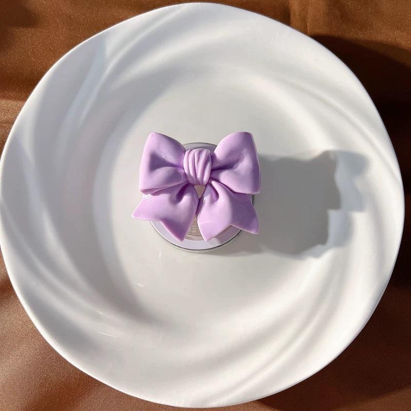 3D Ribbon Bow PopSockets phone PopGrip, Desktop Bracket, adjustable cellphone stand, retractable smartphone holder, phone mount support, Folding Kickstand, handheld accessories