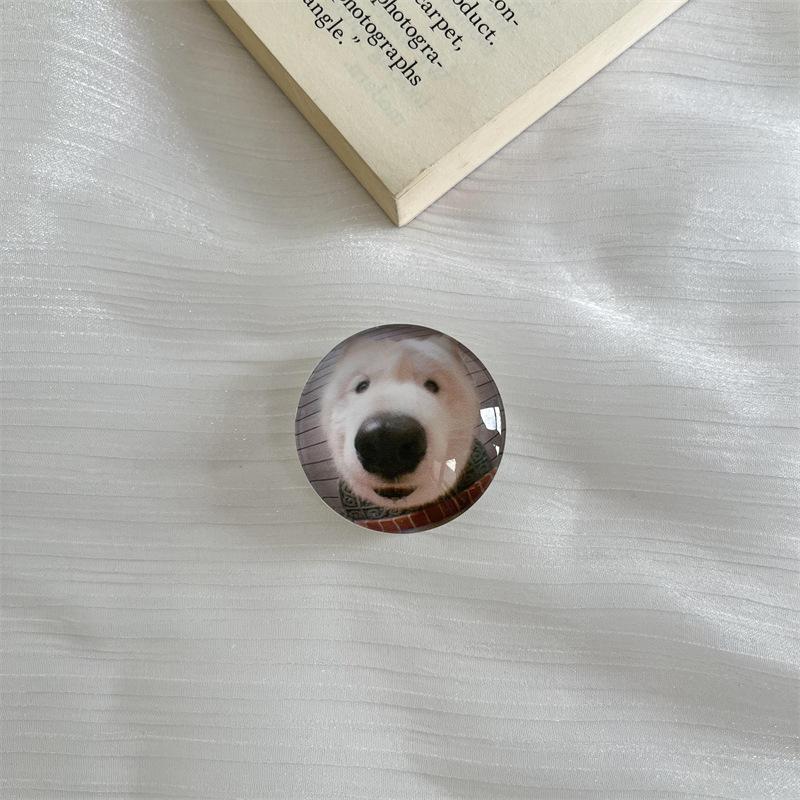 3D Crystal Ball Cat PopSockets phone PopGrip, adjustable cellphone stand, retractable smartphone holder, phone mount support, Folding Kickstand, handheld accessories