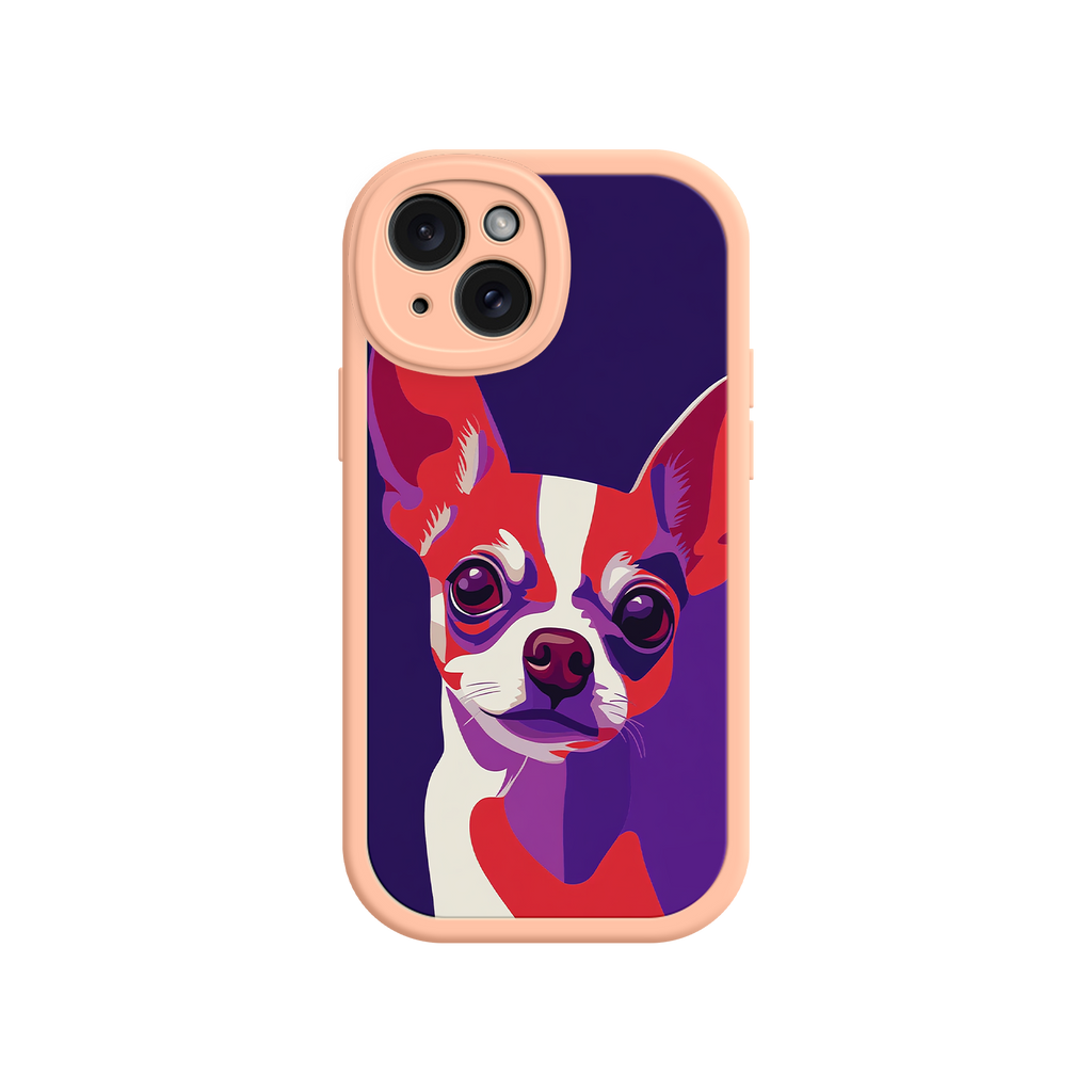 Bold dog print phone case for pet owners