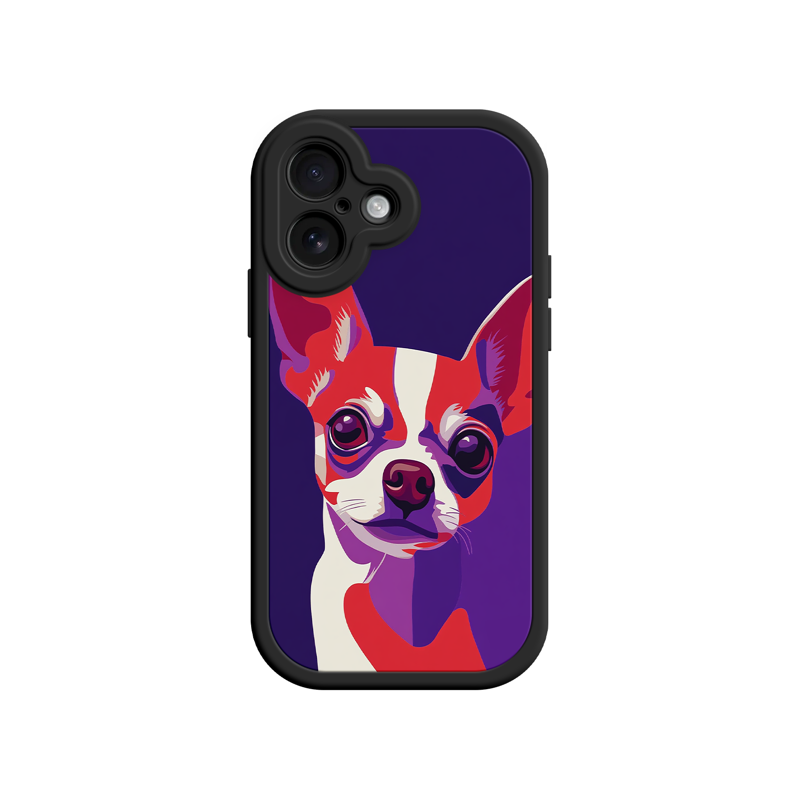 Dog breed phone case with Chihuahua artwork