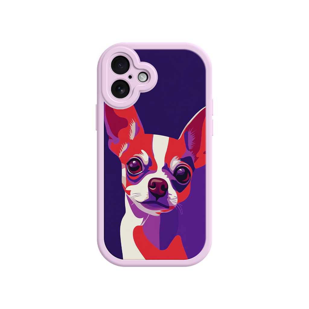 Bold dog print phone case for pet owners