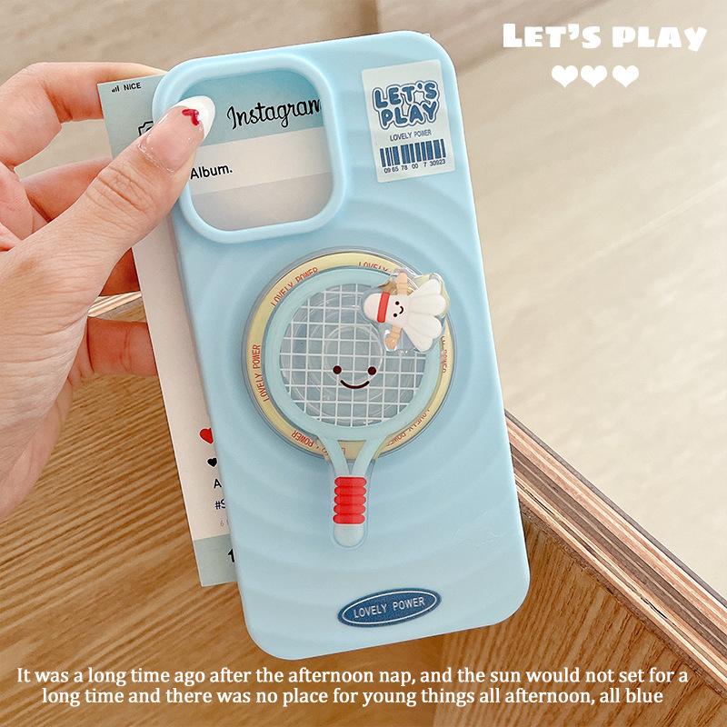Badminton table tennis Magsafe PopSockets phone PopGrip, adjustable cellphone stand with phonecase, retractable smartphone holder, phone mount case, casing, handheld accessories case  badminton badminton  phone