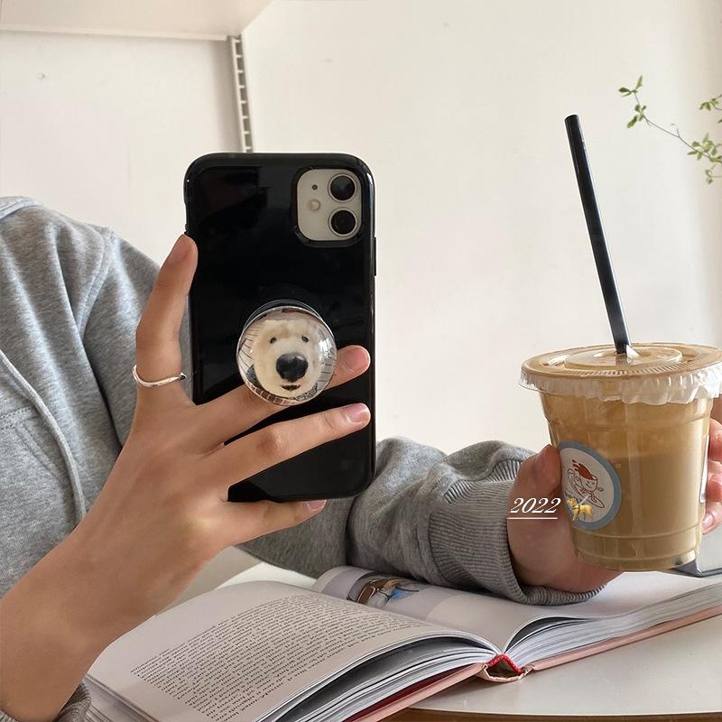 3D Crystal Ball Cat PopSockets phone PopGrip, adjustable cellphone stand, retractable smartphone holder, phone mount support, Folding Kickstand, handheld accessories