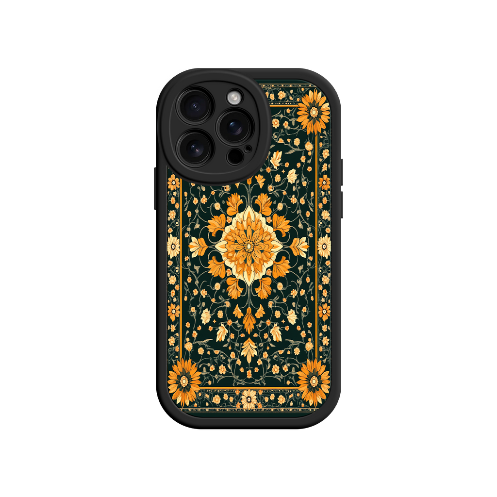 Ornate Floral iPhone 17 Case – Baroque Vintage Pattern Protective Cover for iPhone 16 Pro / Max
