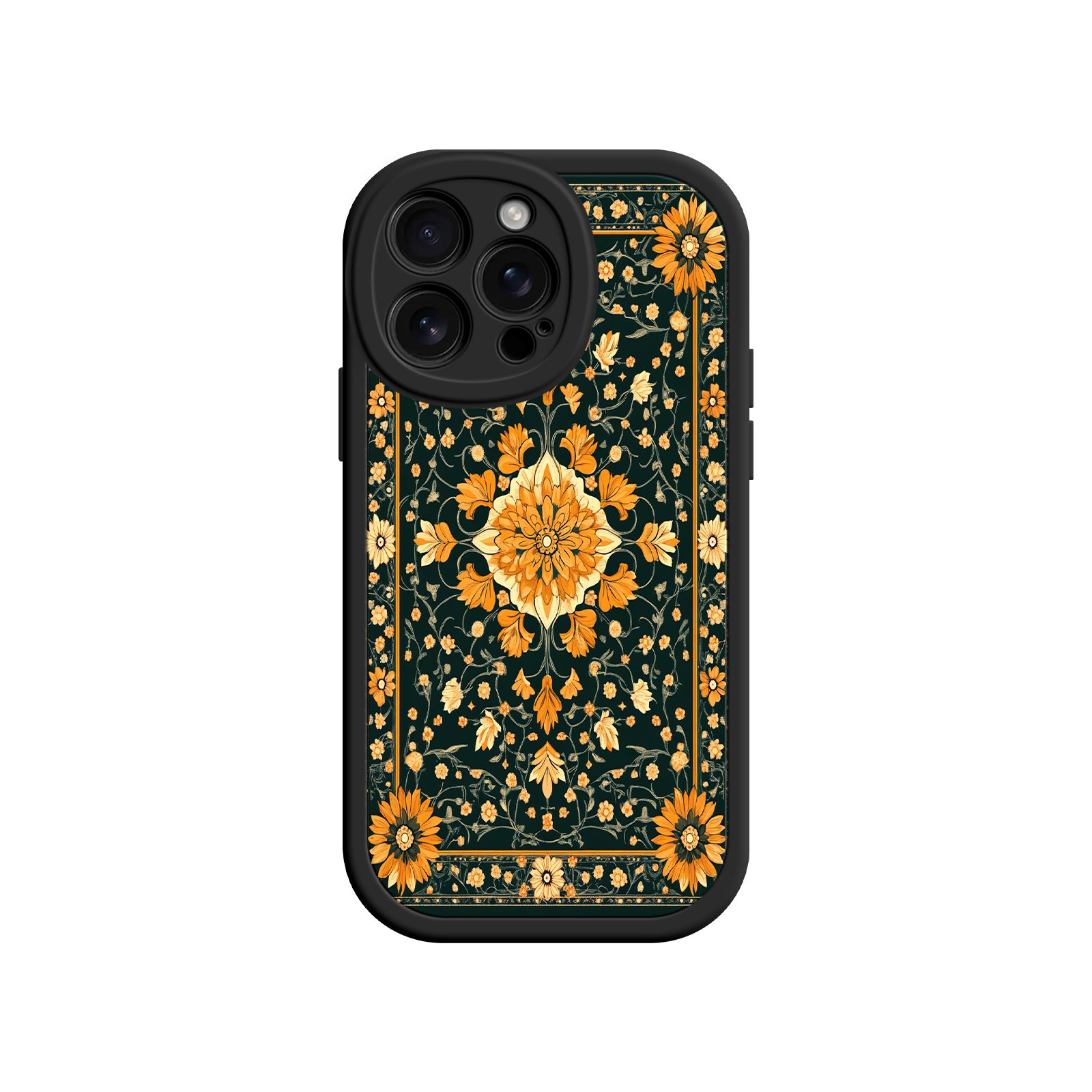 Ornate Floral iPhone 17 Case – Baroque Vintage Pattern Protective Cover for iPhone 16 Pro / Max