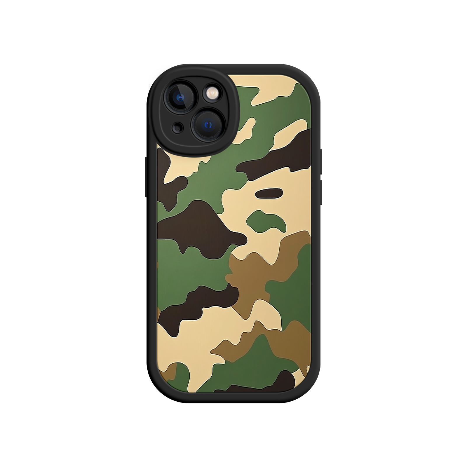 Military Camo iPhone 17 Case – Woodland Camouflage, Tactical Design, Rugged Phone Cover