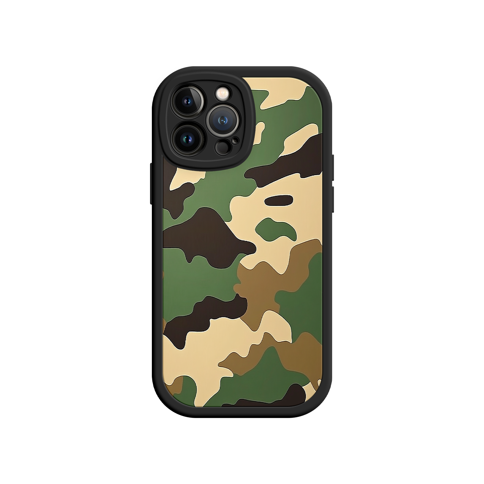 Military Camo iPhone 17 Case – Woodland Camouflage, Tactical Design, Rugged Phone Cover