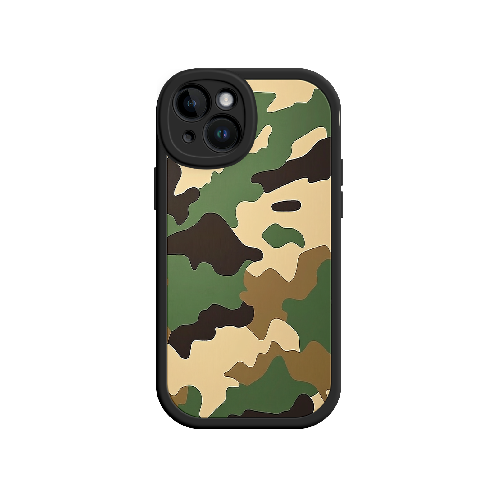 Military Camo iPhone 17 Case – Woodland Camouflage, Tactical Design, Rugged Phone Cover