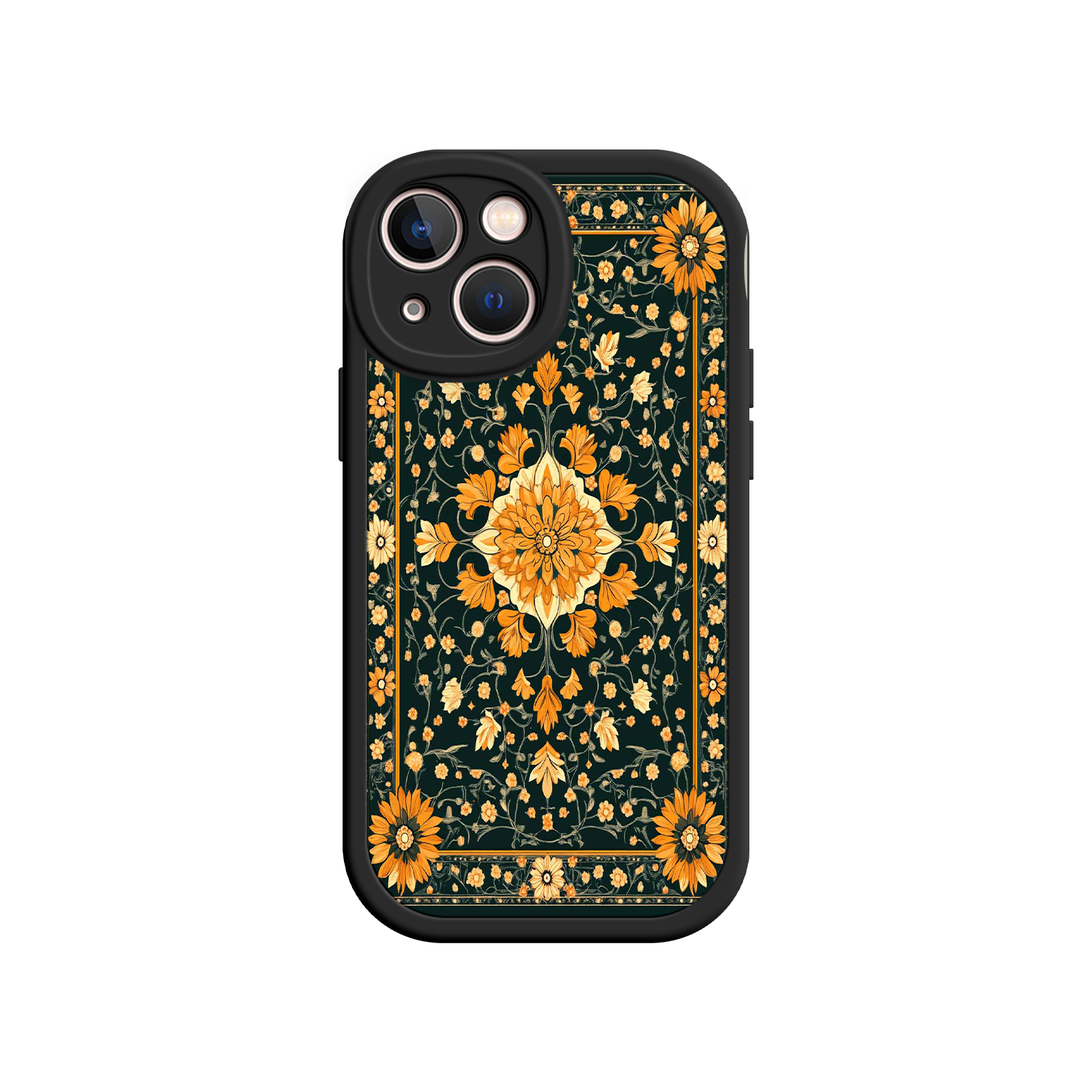 Ornate Floral iPhone 17 Case – Baroque Vintage Pattern Protective Cover for iPhone 16 Pro / Max