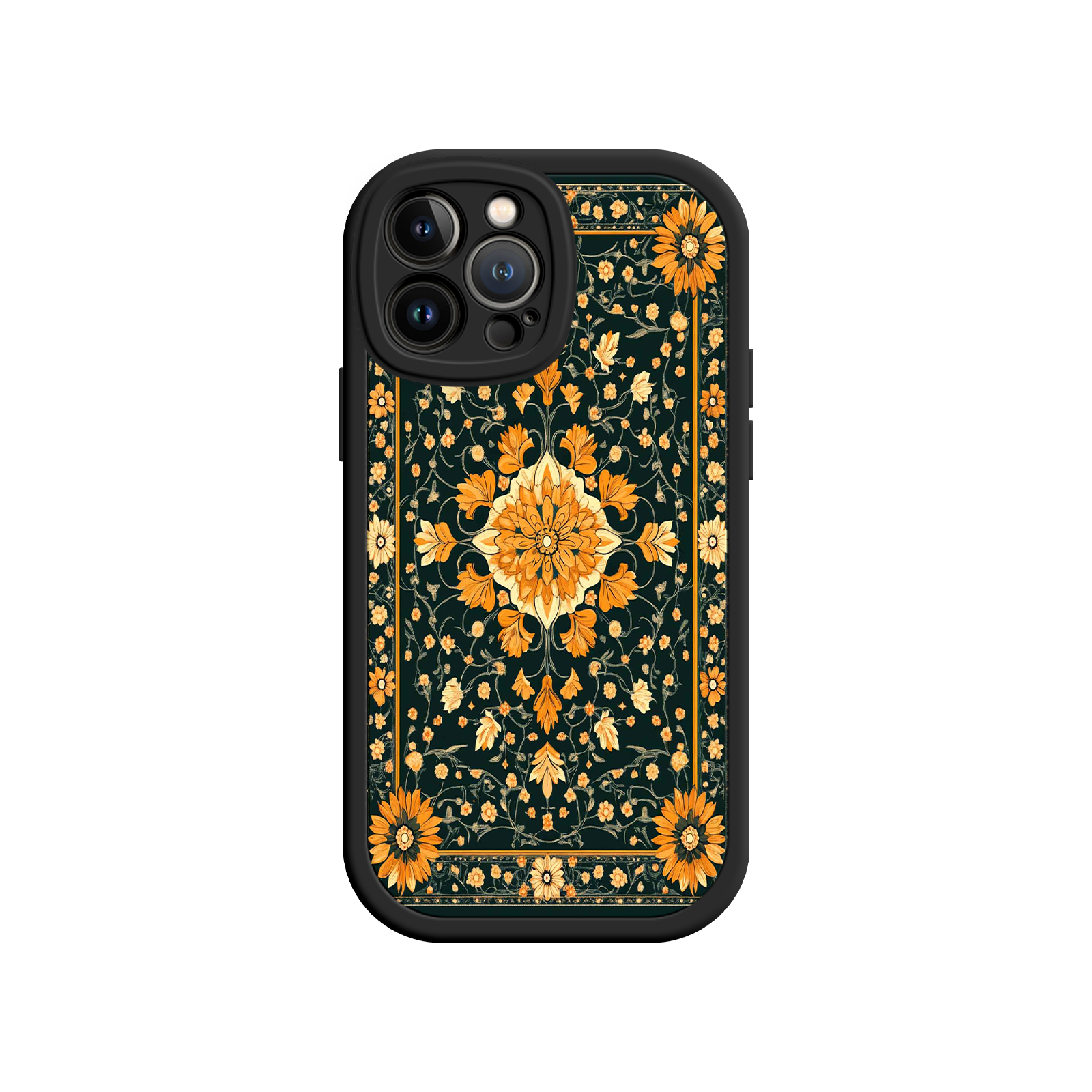 Ornate Floral iPhone 17 Case – Baroque Vintage Pattern Protective Cover for iPhone 16 Pro / Max