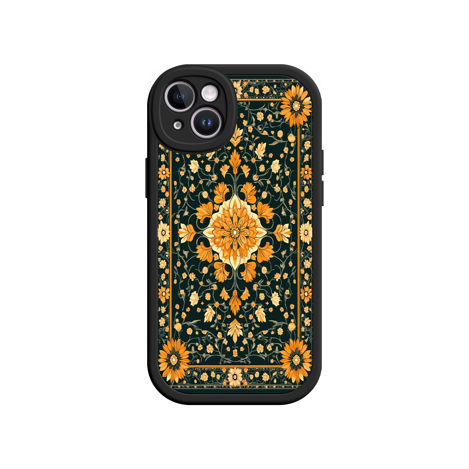 Ornate Floral iPhone 17 Case – Baroque Vintage Pattern Protective Cover for iPhone 16 Pro / Max