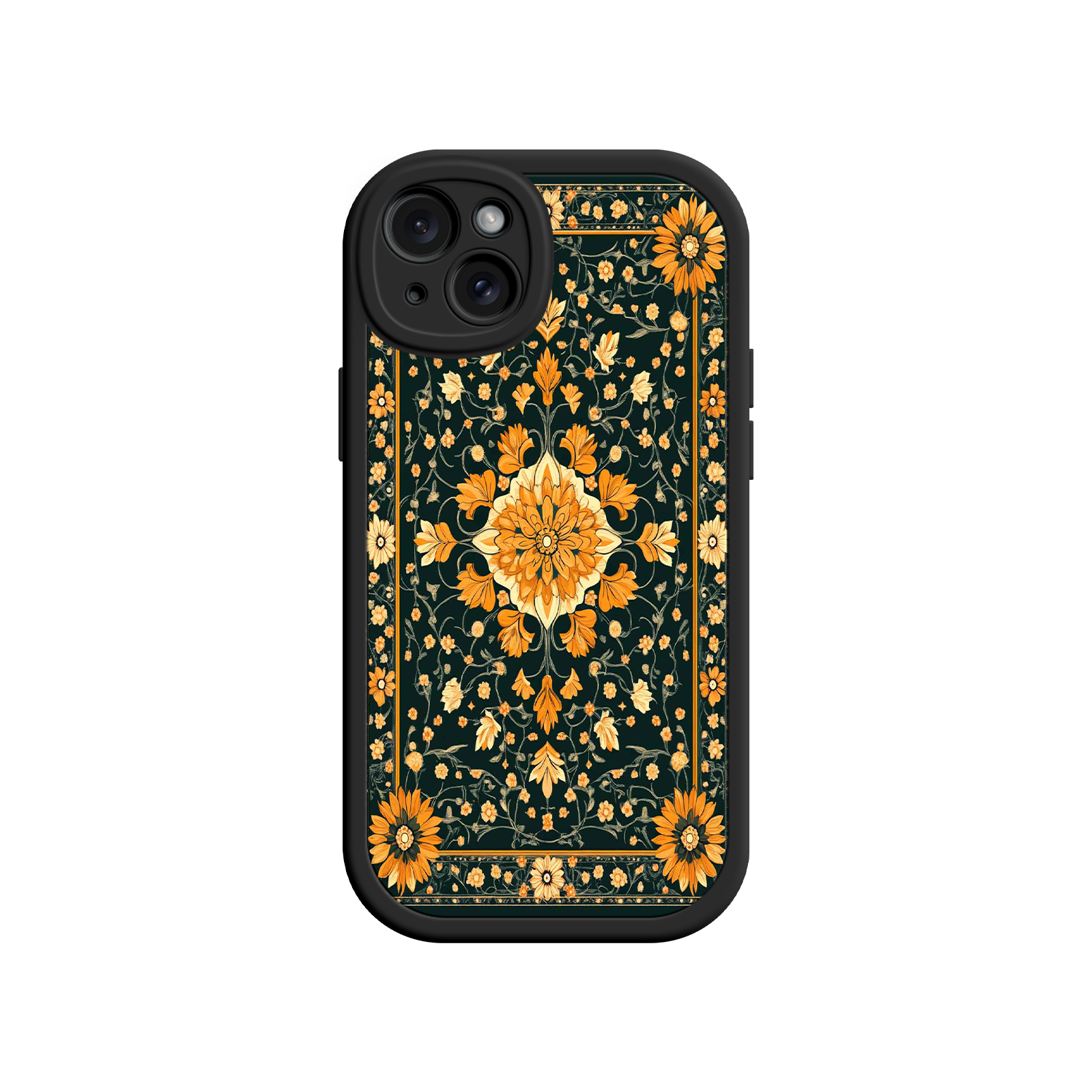 Ornate Floral iPhone 17 Case – Baroque Vintage Pattern Protective Cover for iPhone 16 Pro / Max