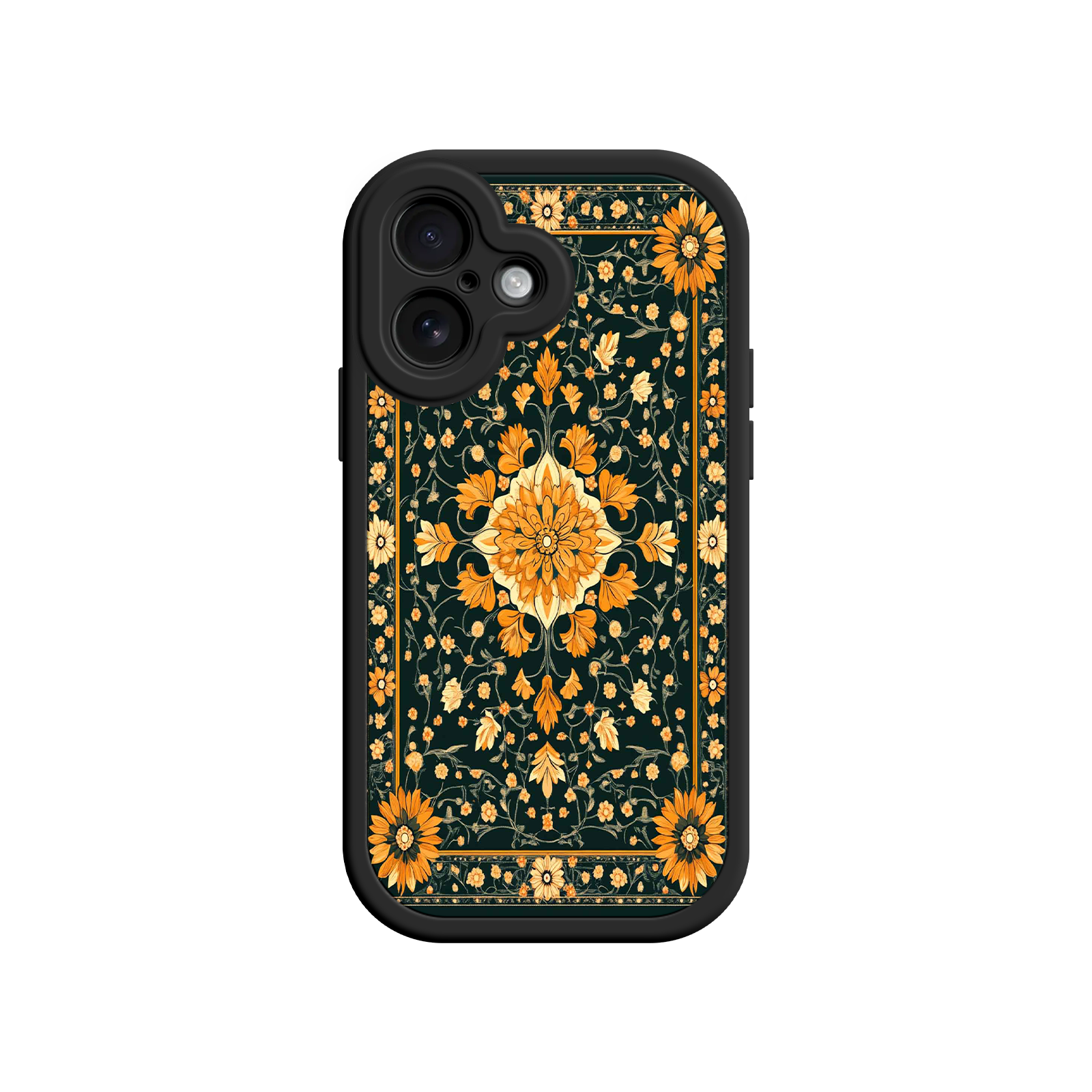Ornate Floral iPhone 17 Case – Baroque Vintage Pattern Protective Cover for iPhone 16 Pro / Max