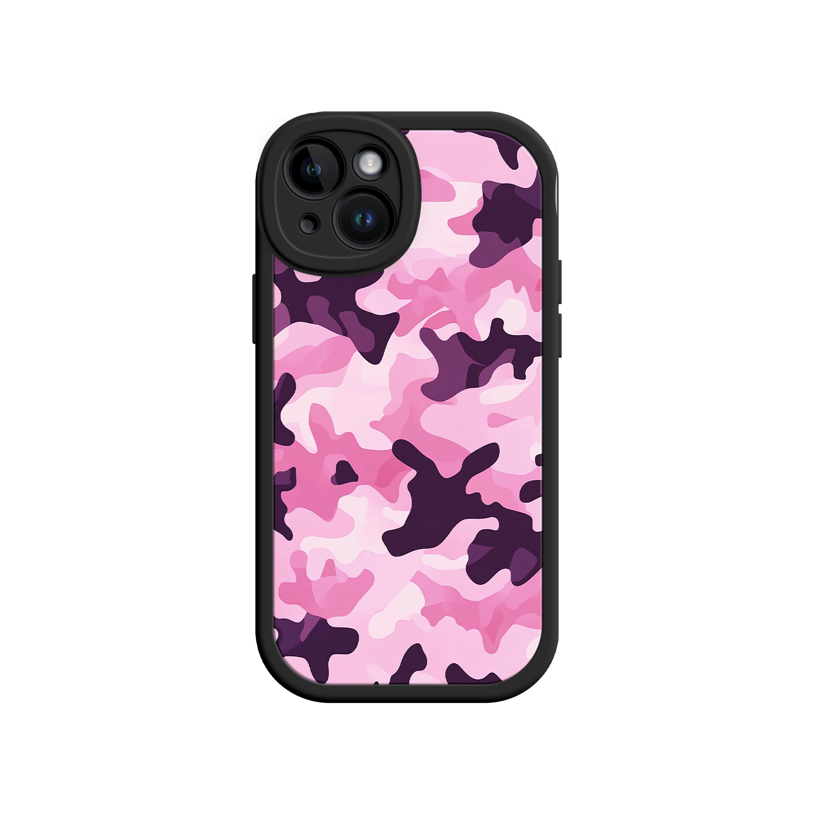 Pink Camo iPhone 17 Case – Camouflage, Feminine Style, Protective Phone Cover