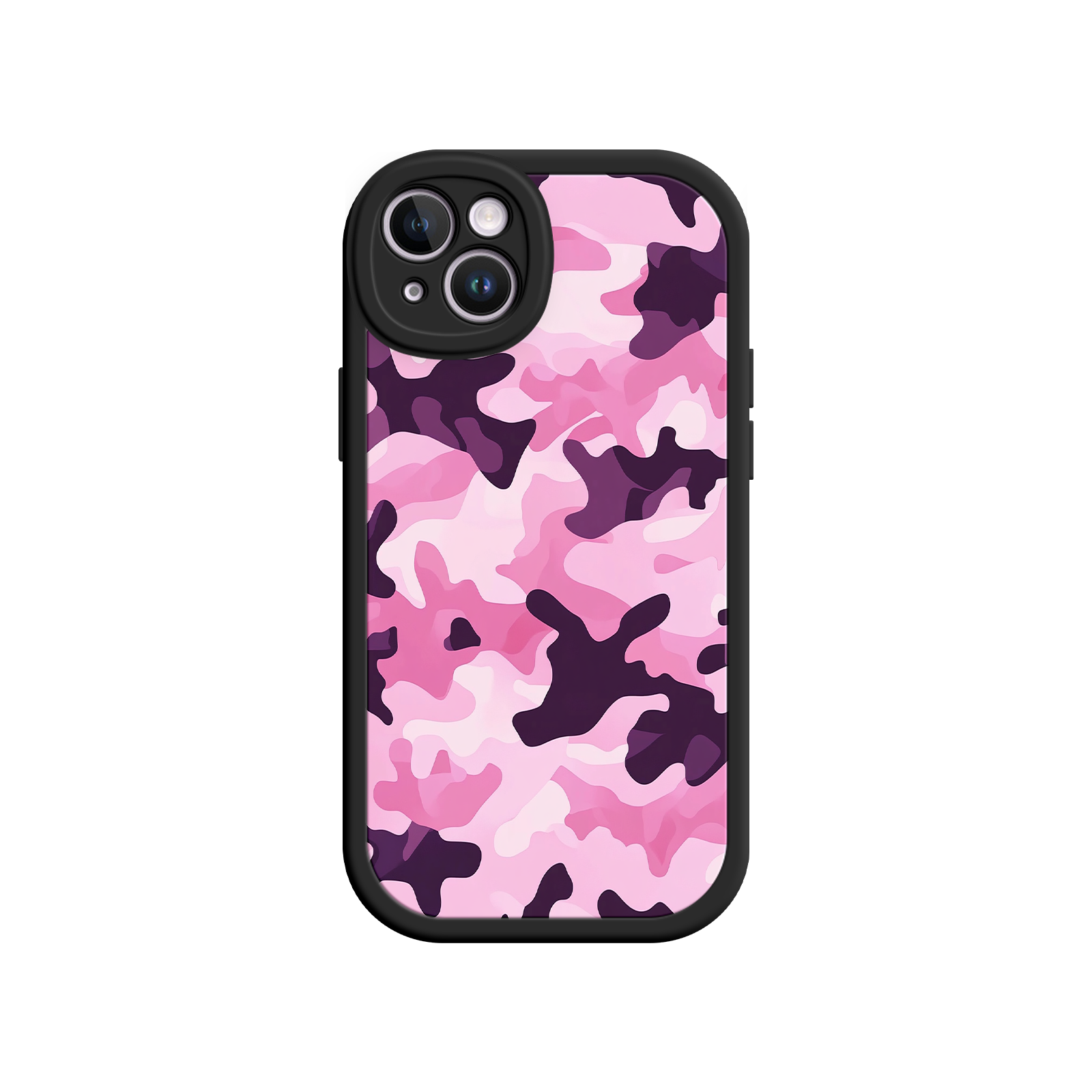 Pink Camo iPhone 17 Case – Camouflage, Feminine Style, Protective Phone Cover