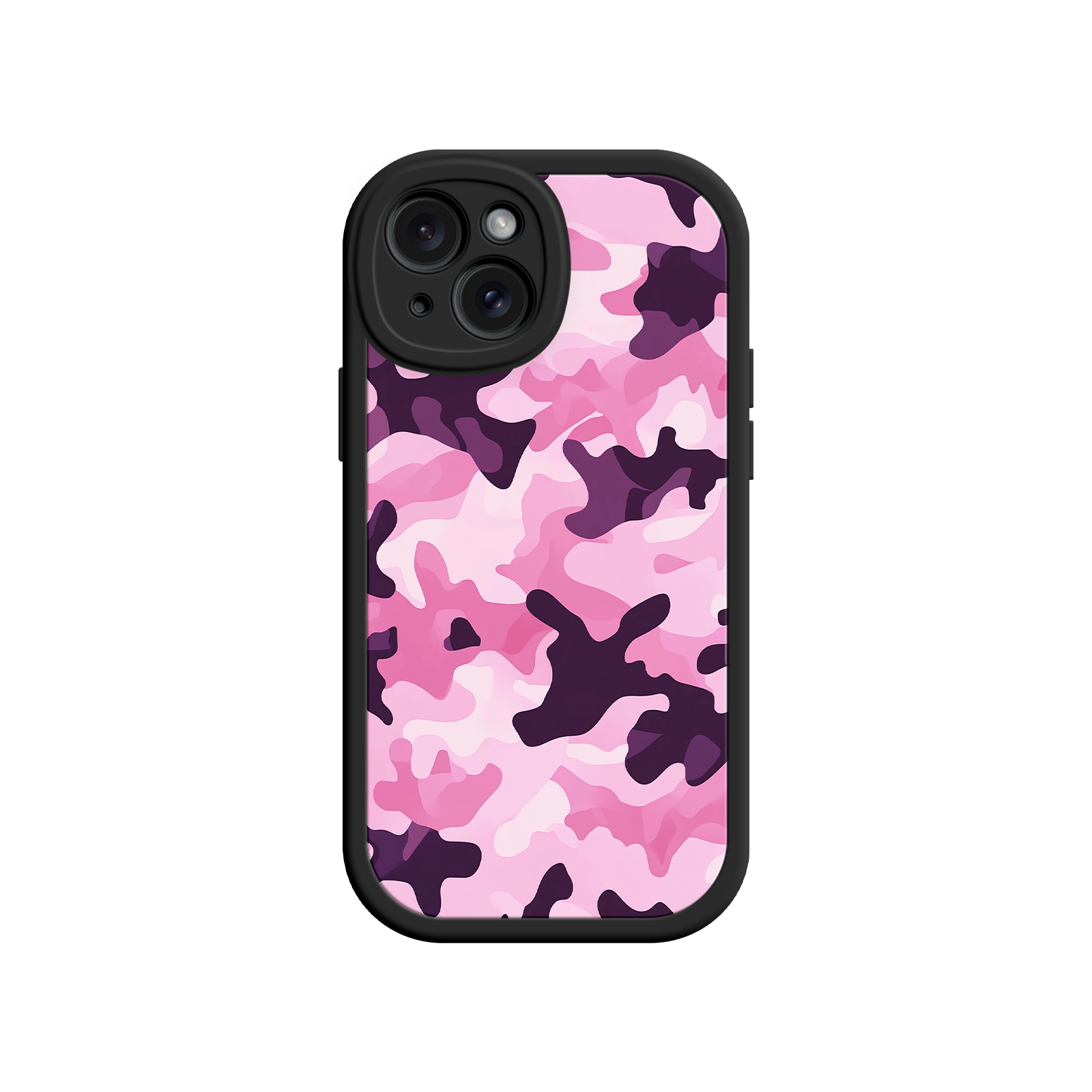Pink Camo iPhone 17 Case – Camouflage, Feminine Style, Protective Phone Cover