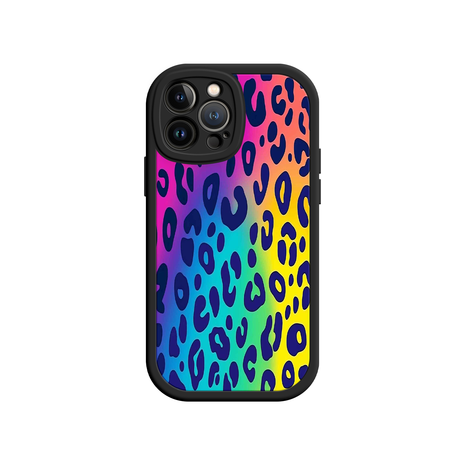 Rainbow Leopard Print iPhone 17 Case – Vibrant Gradient Leopard Pattern, Colorful Animal Print Design, Trendy Animal Print Phone Cover