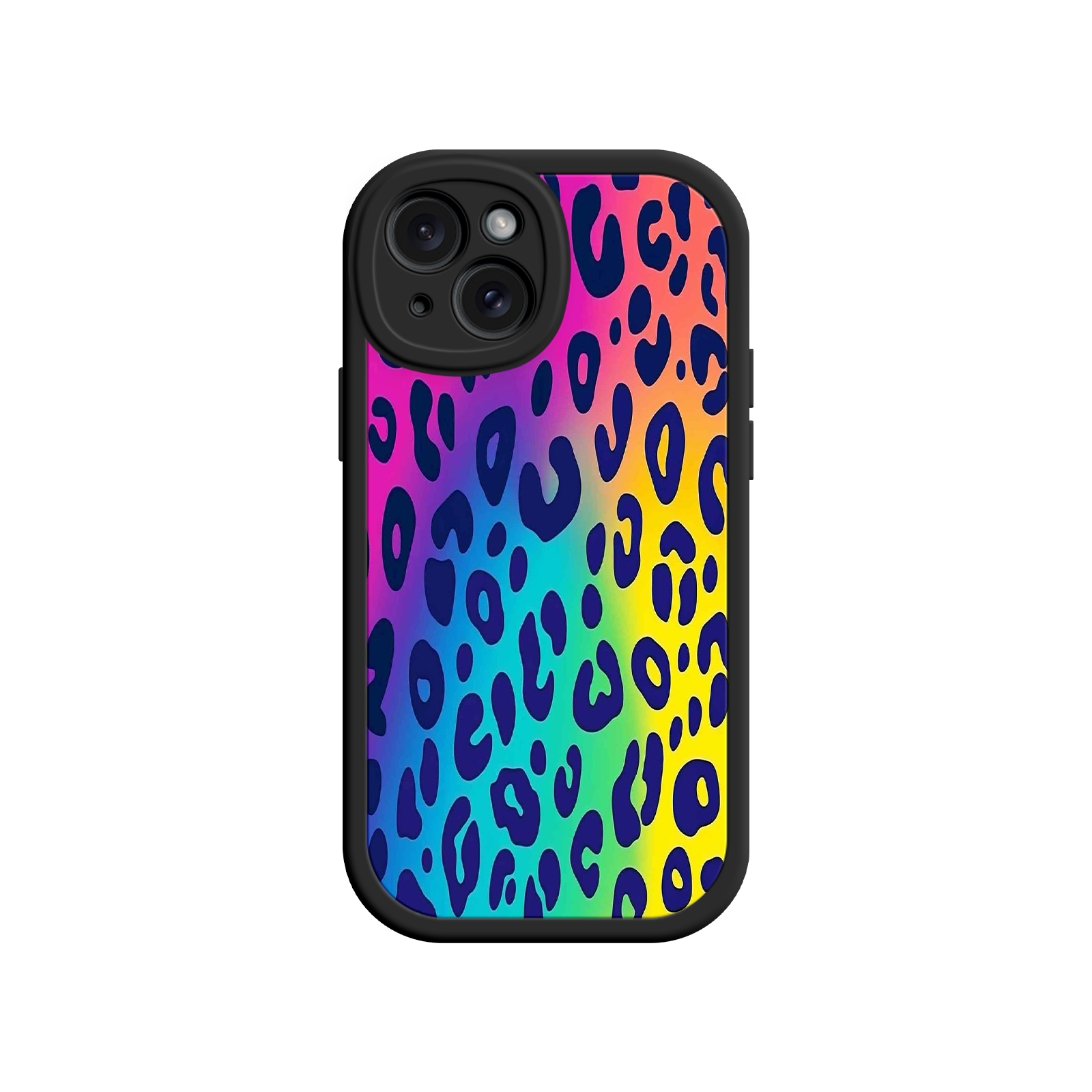 Rainbow Leopard Print iPhone 17 Case – Vibrant Gradient Leopard Pattern, Colorful Animal Print Design, Trendy Animal Print Phone Cover