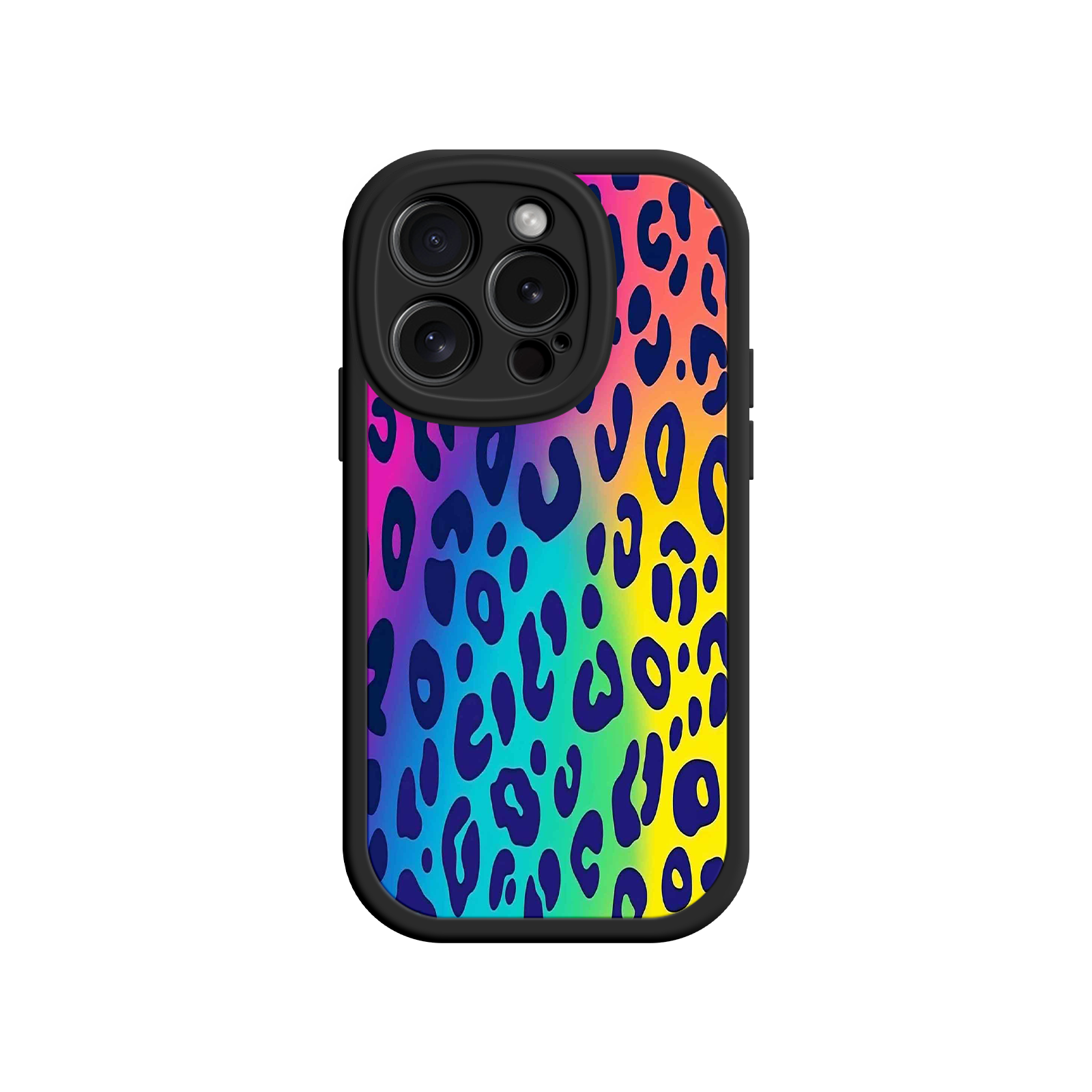 Rainbow Leopard Print iPhone 17 Case – Vibrant Gradient Leopard Pattern, Colorful Animal Print Design, Trendy Animal Print Phone Cover