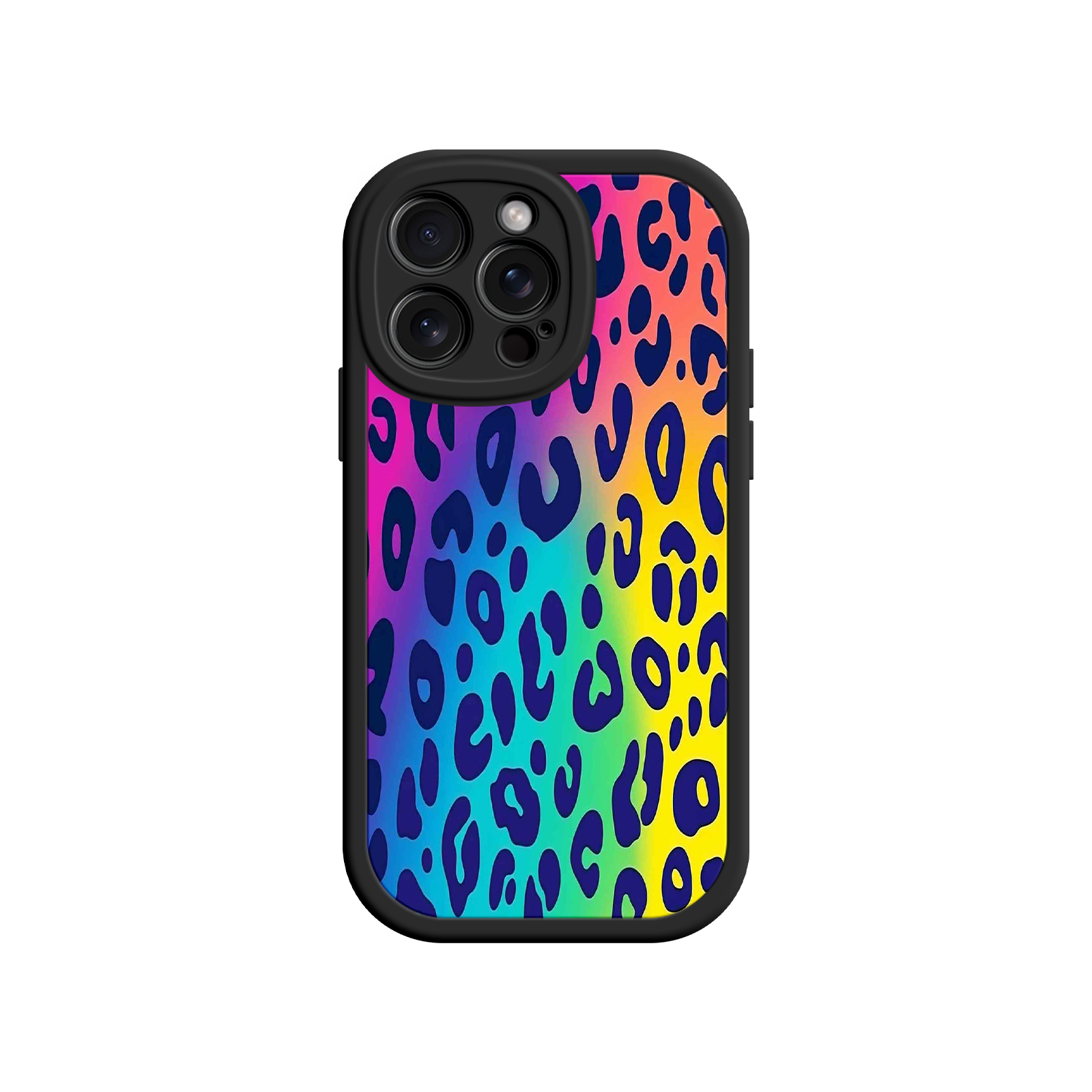 Rainbow Leopard Print iPhone 17 Case – Vibrant Gradient Leopard Pattern, Colorful Animal Print Design, Trendy Animal Print Phone Cover