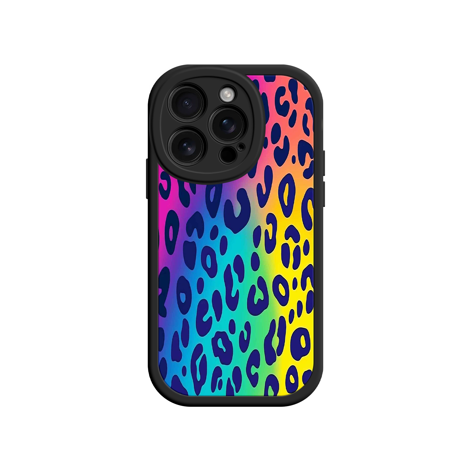 Rainbow Leopard Print iPhone 17 Case – Vibrant Gradient Leopard Pattern, Colorful Animal Print Design, Trendy Animal Print Phone Cover
