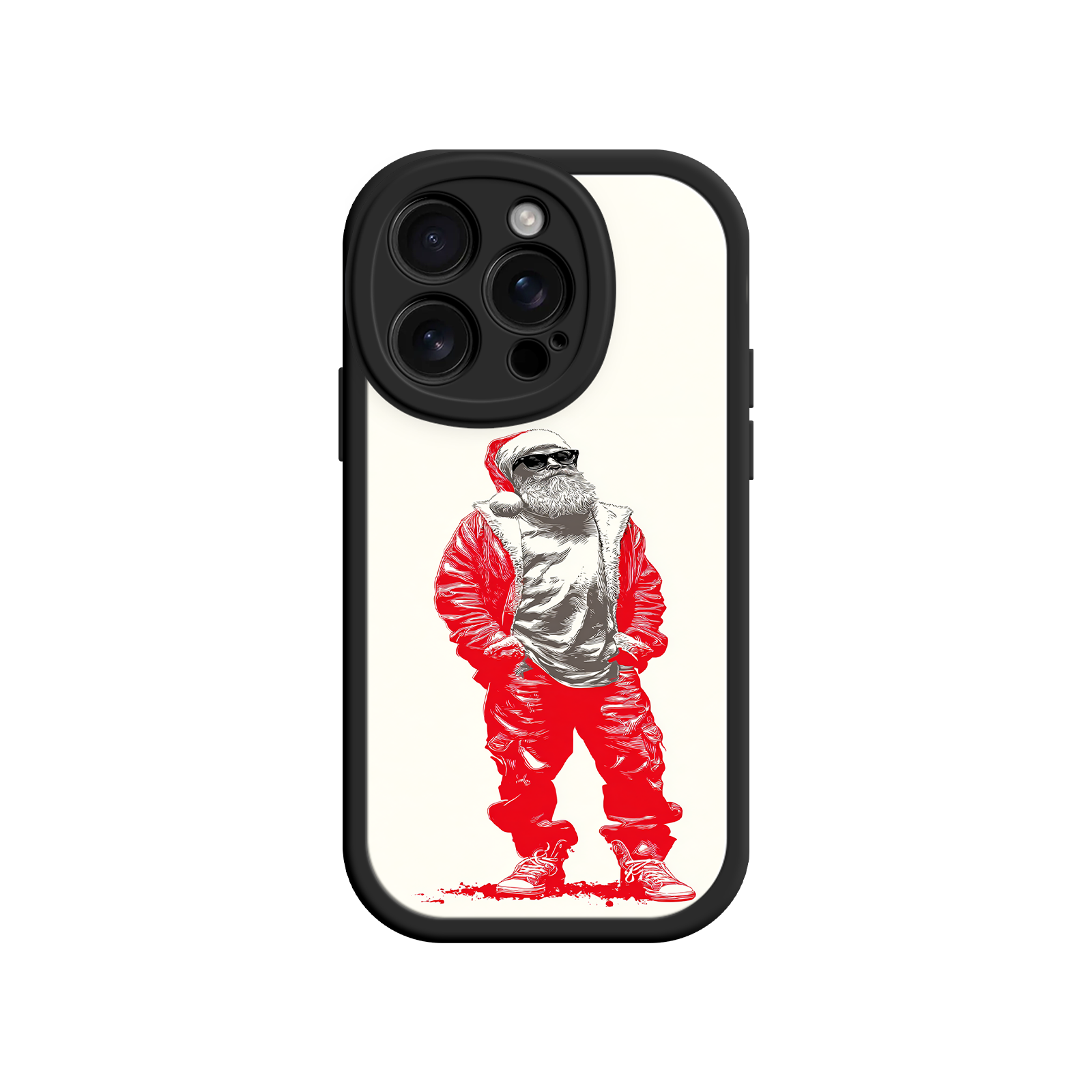 Red and white Santa case for iPhone holiday shoppers