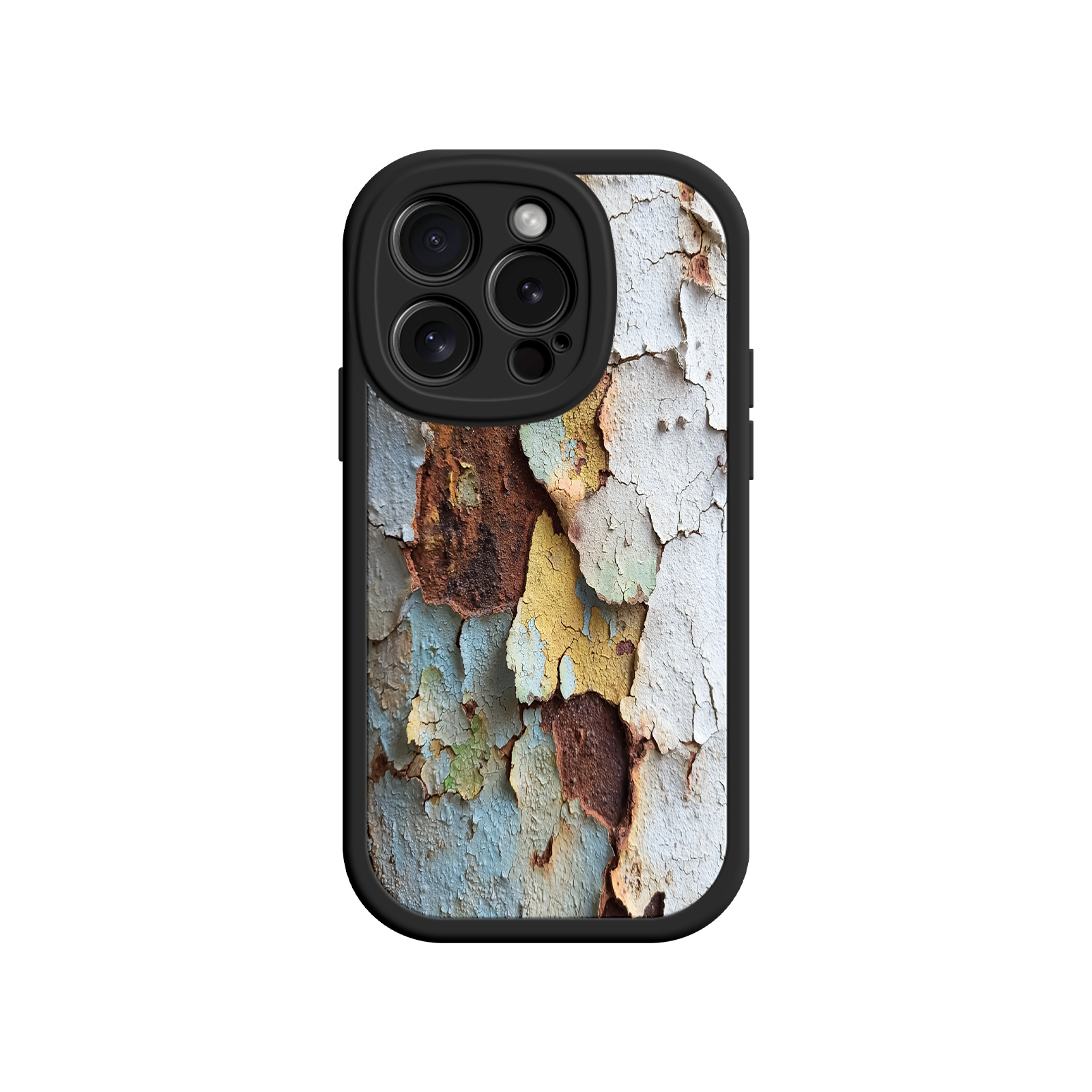 Rustic phone case with bold visual texture