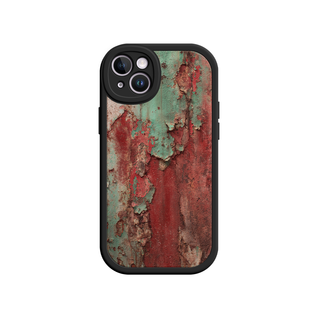 Rustic Metal Texture Phone Case – Vintage Industrial Style for iPhone 17